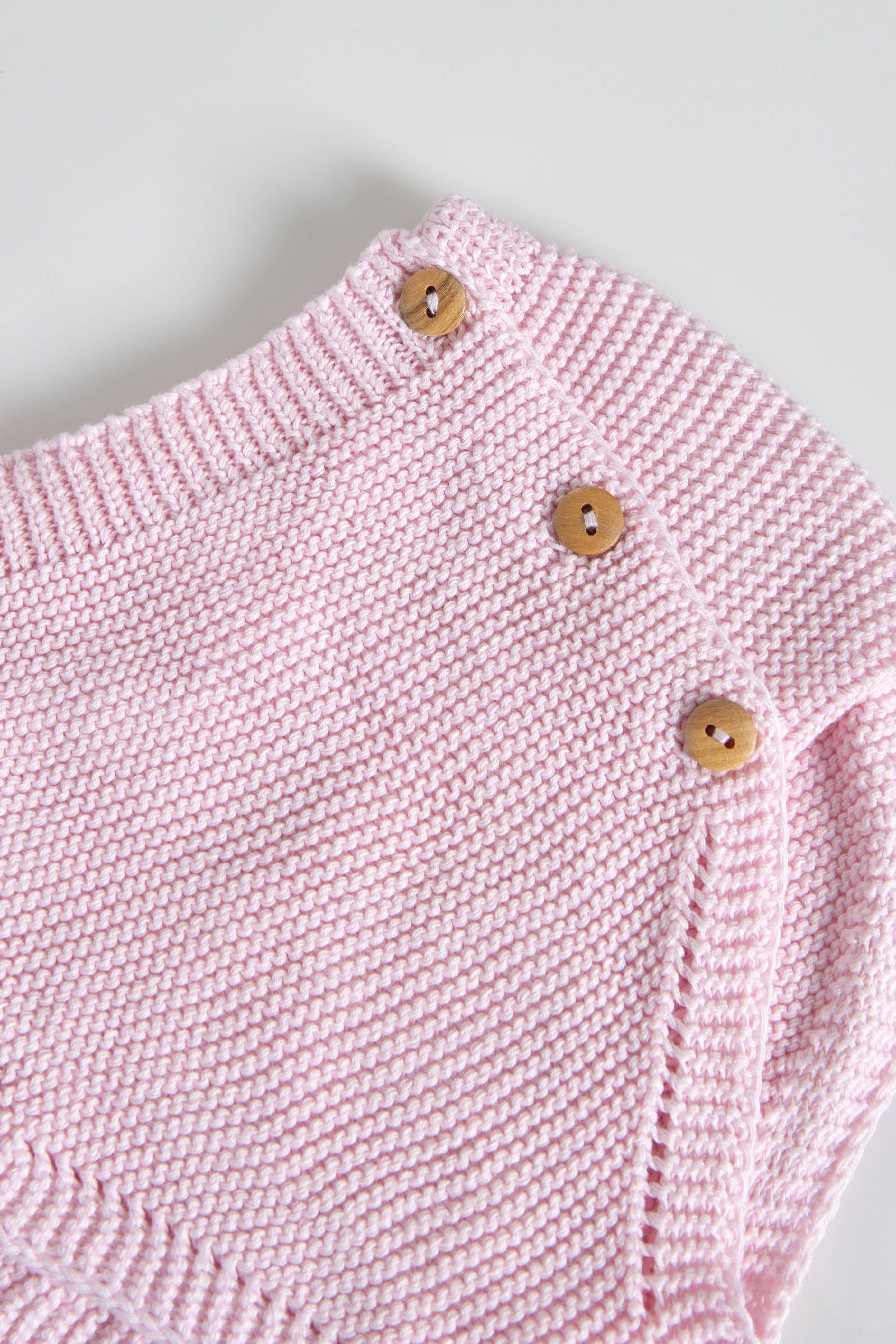 Baby Cotton Knitting Bottoms with Buttons