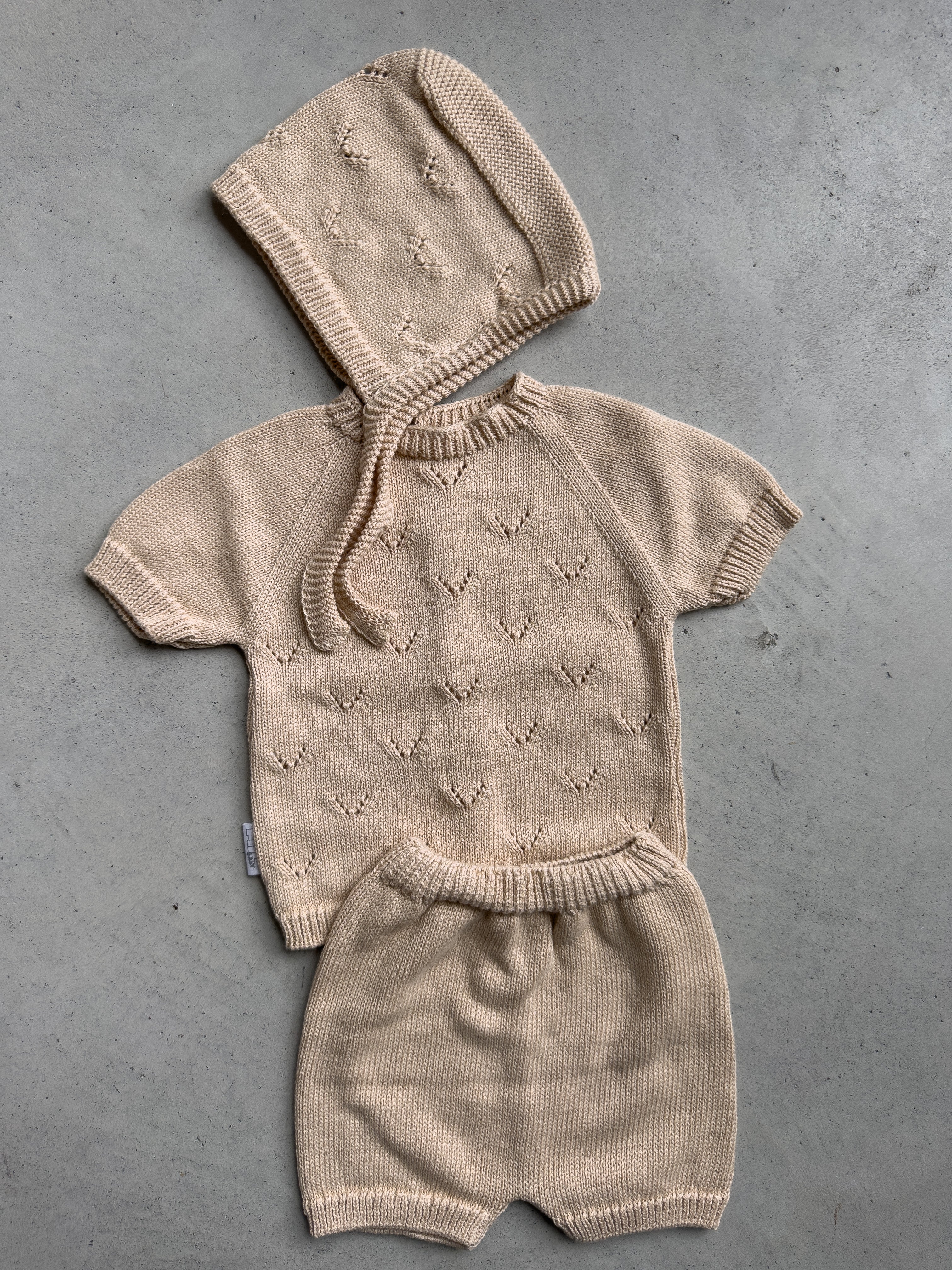 Soft Cotton 3-Piece Knit Set