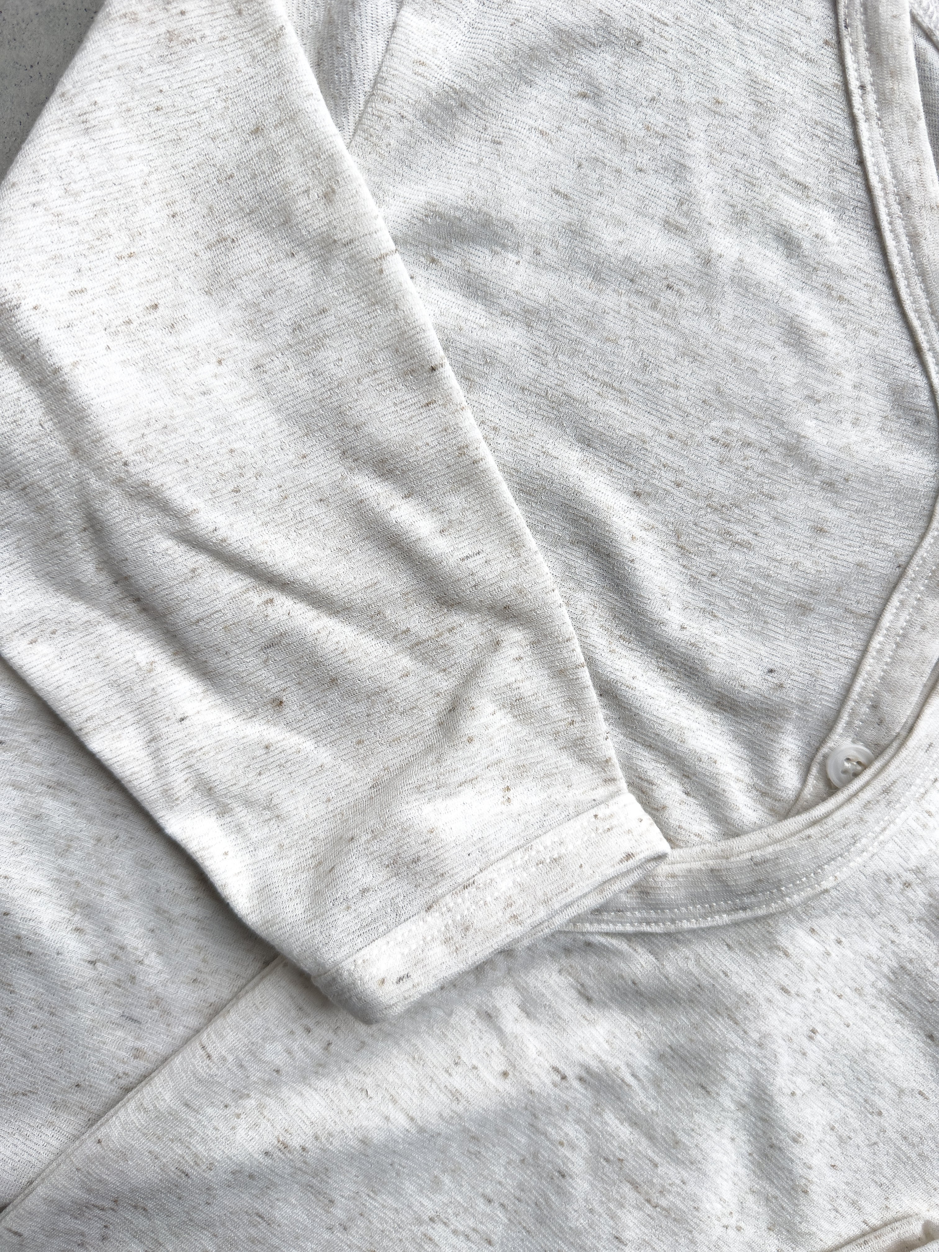 Twisted Cotton Cardigan + top set