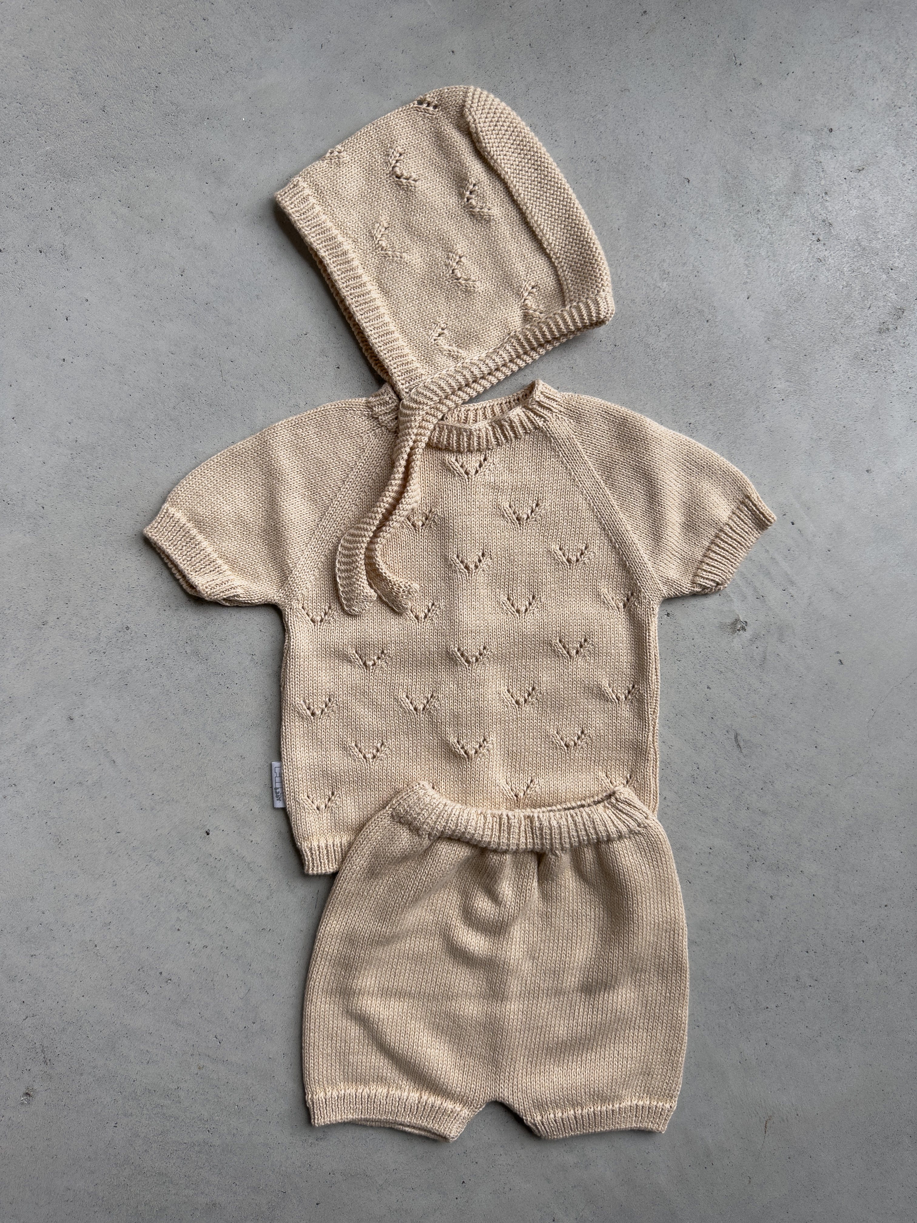 Soft Cotton 3-Piece Knit Set Every.body Selected