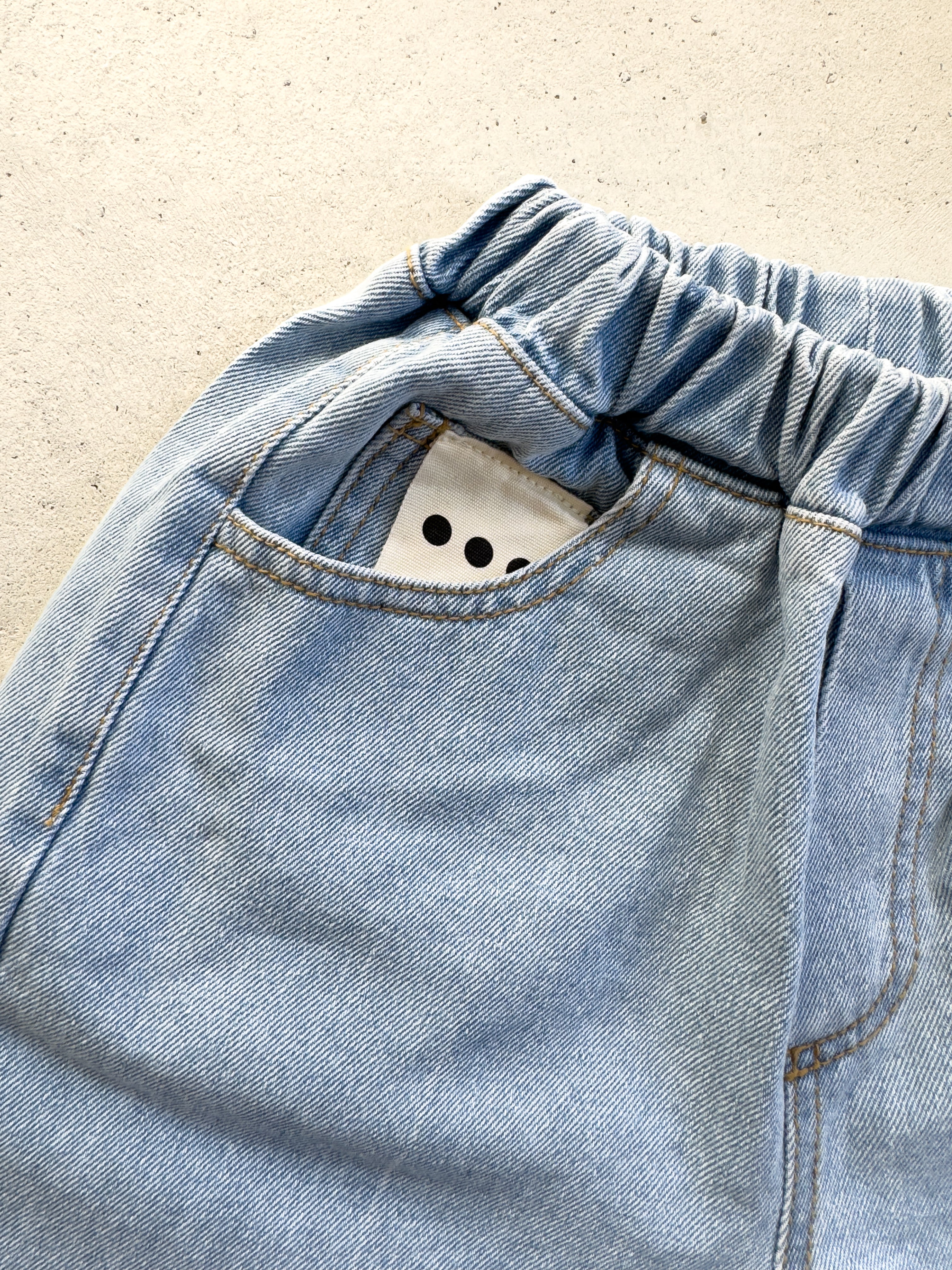 Every.Body Barrel Leg Denim Pants Light blue