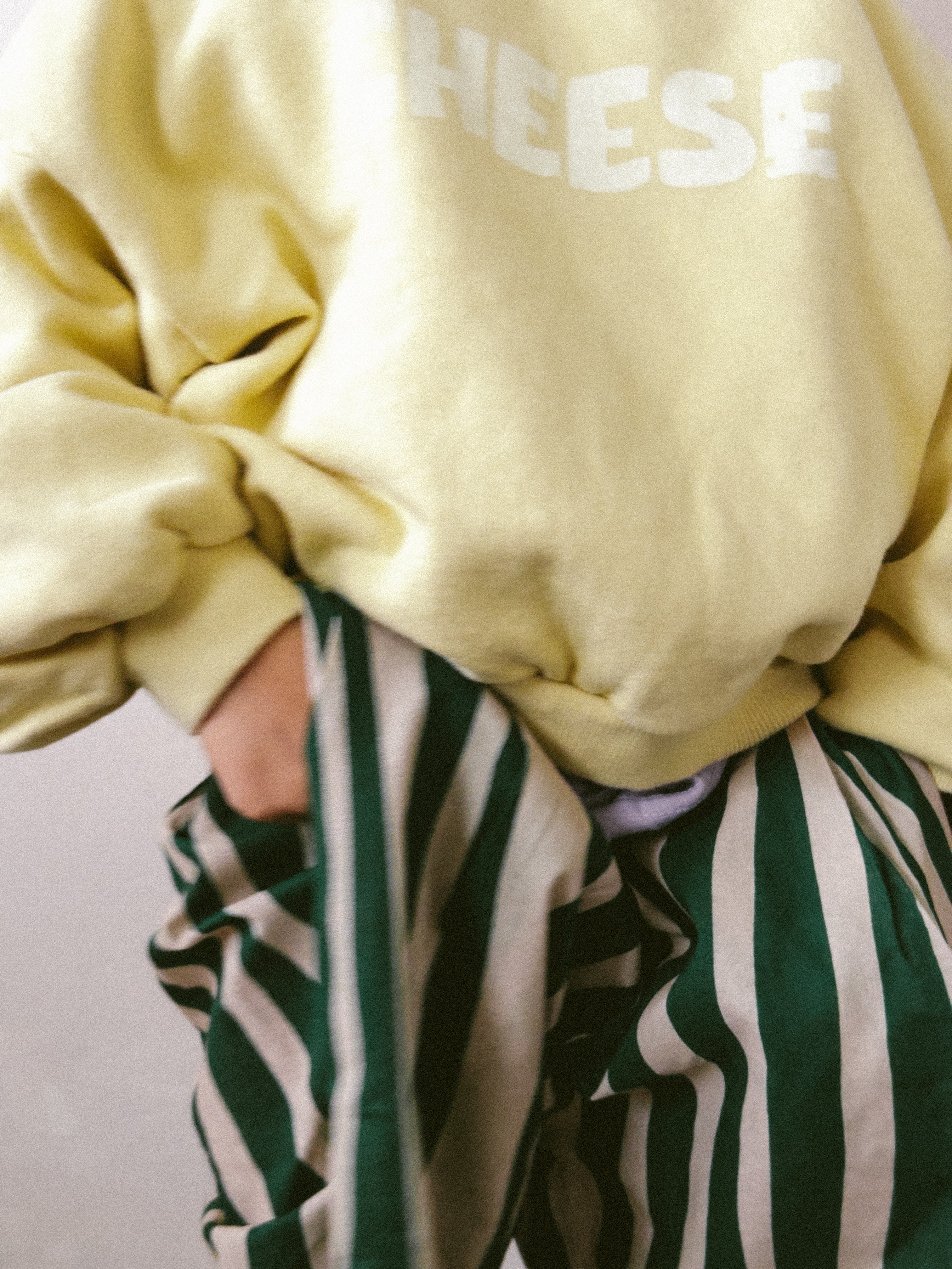 Cheese Sweatshirt In Butter Color