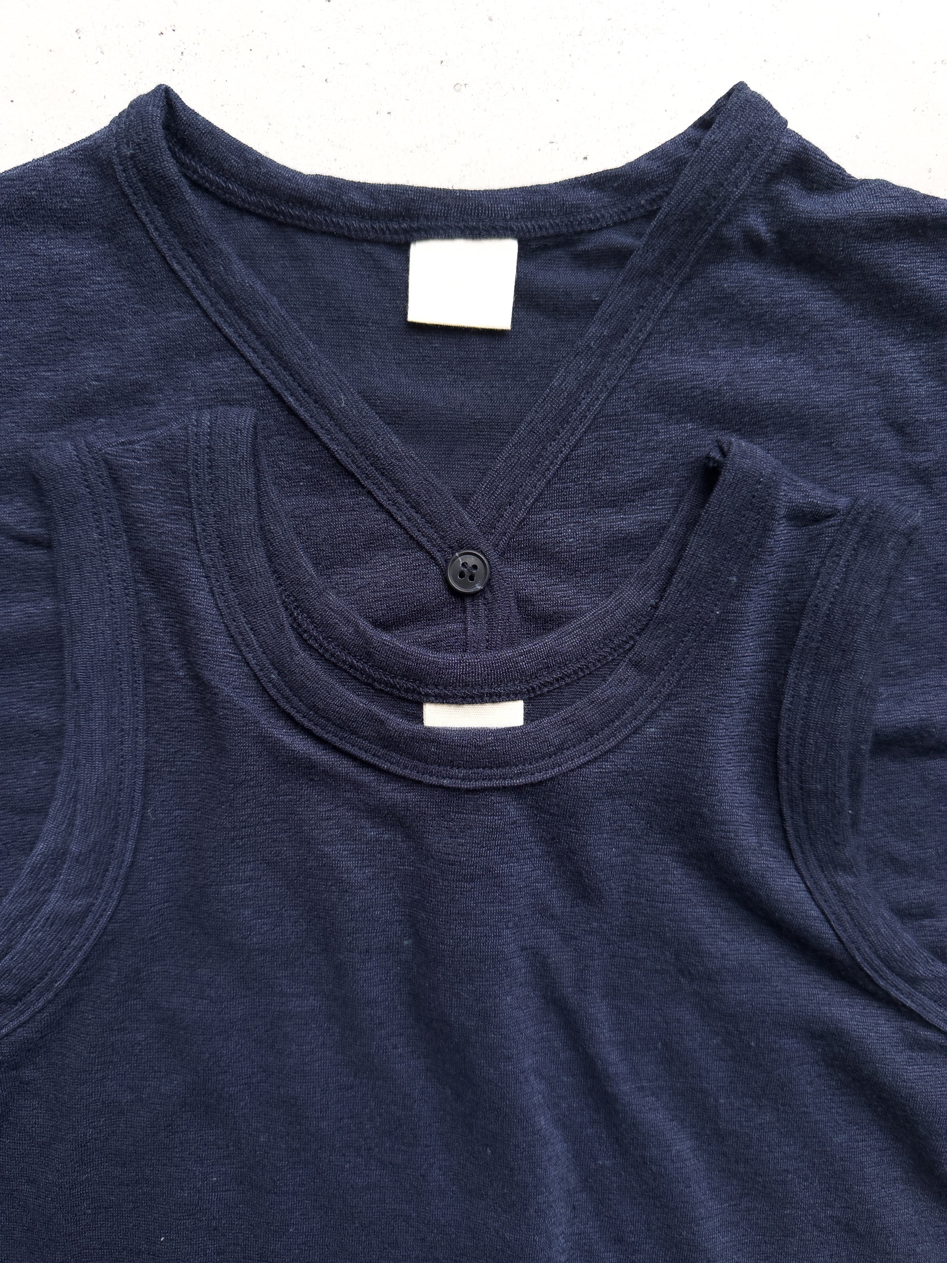 Twisted Cotton Cardigan + top set