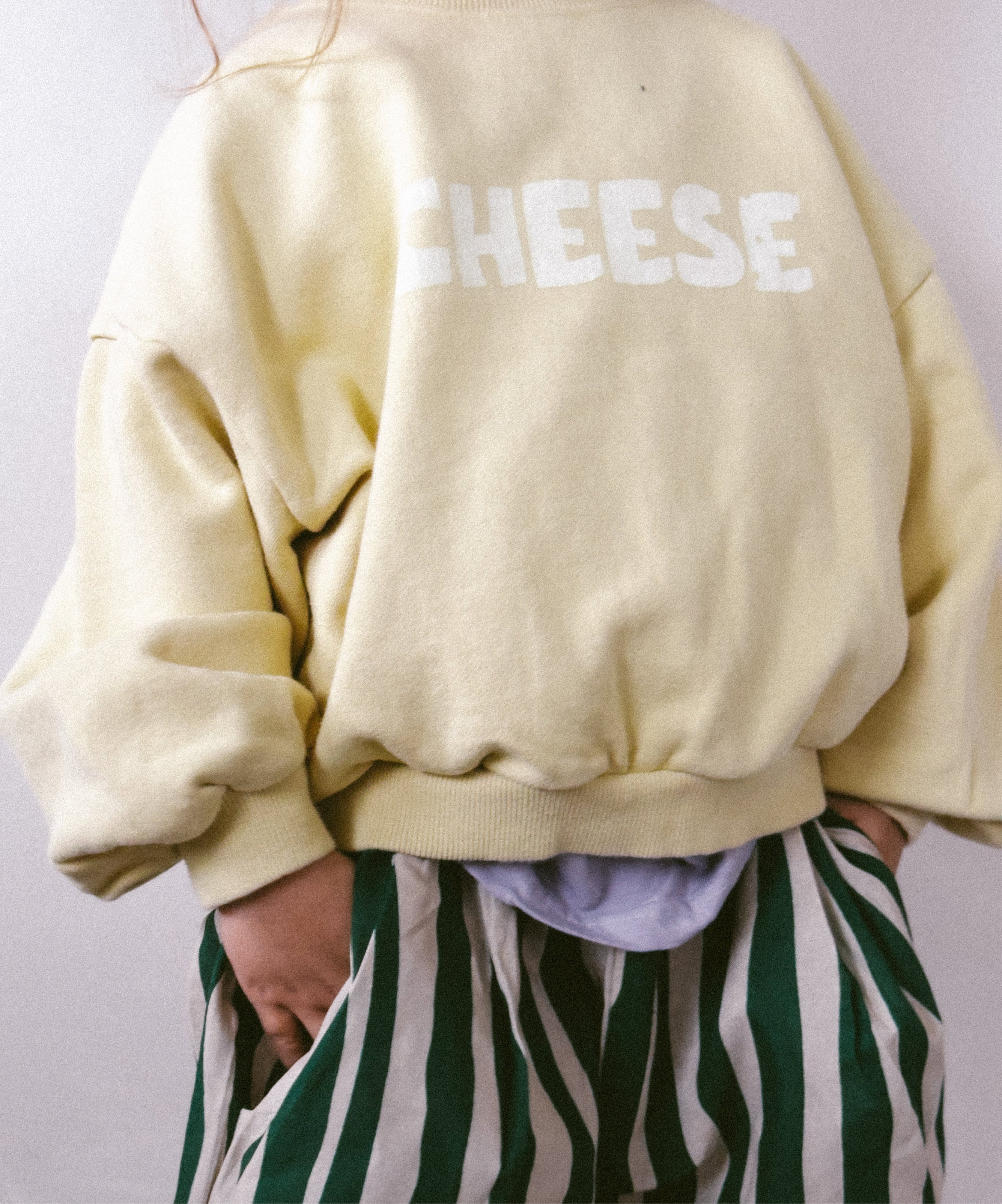Cheese Sweatshirt In Butter Color