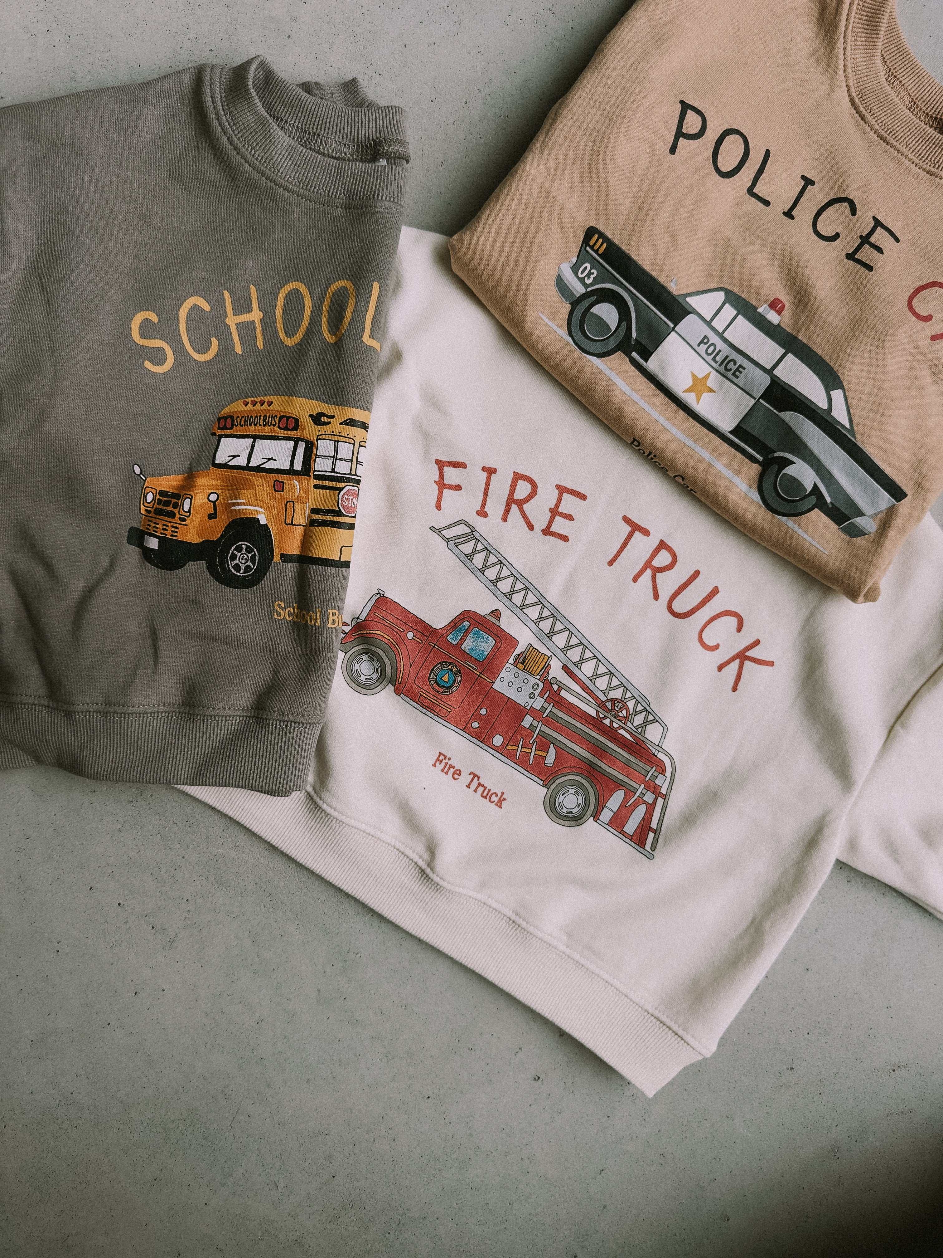 Kids’ Favorite Vehicles Sweatshirt