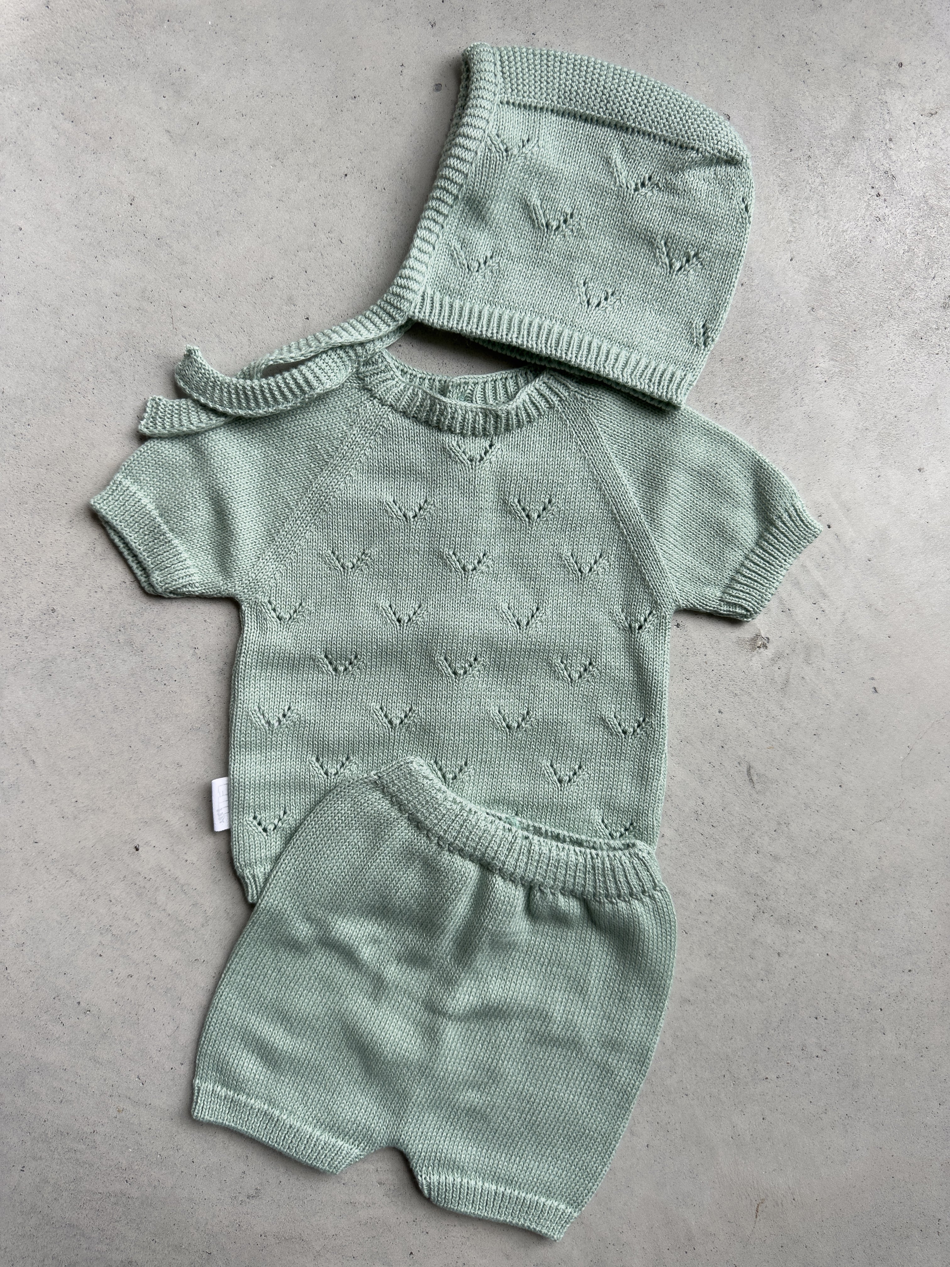 Soft Cotton 3-Piece Knit Set Every.body Selected