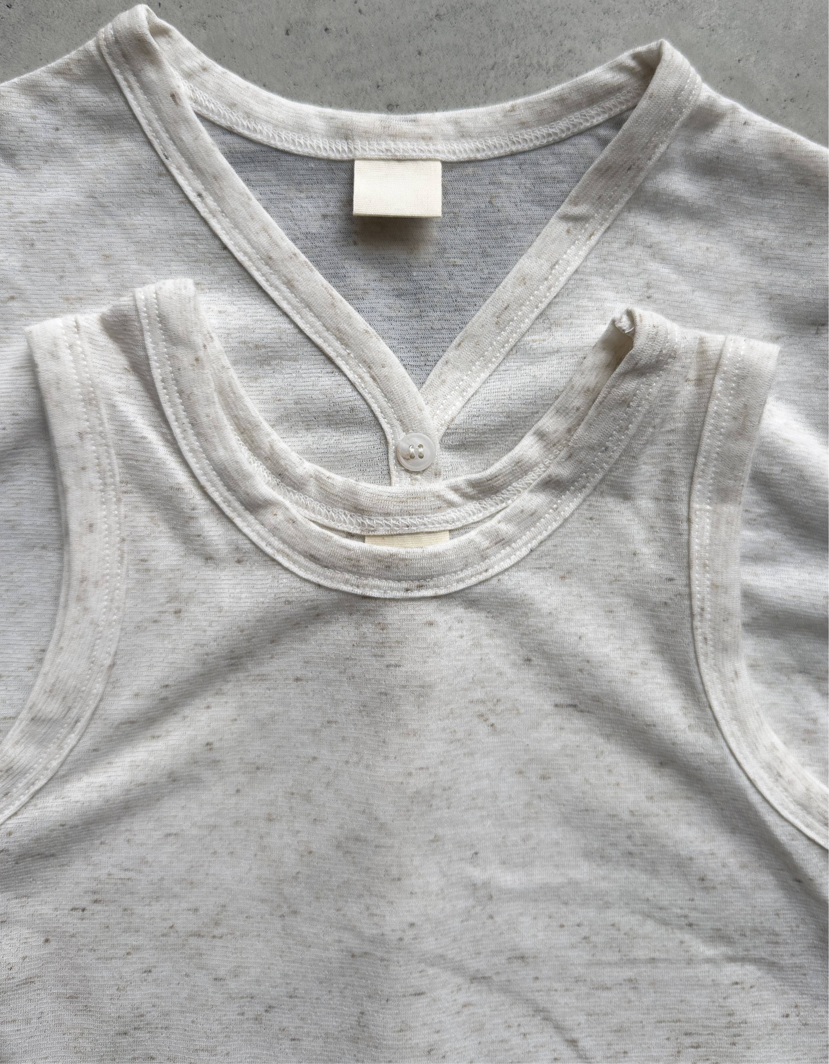 Twisted Cotton Cardigan + top set