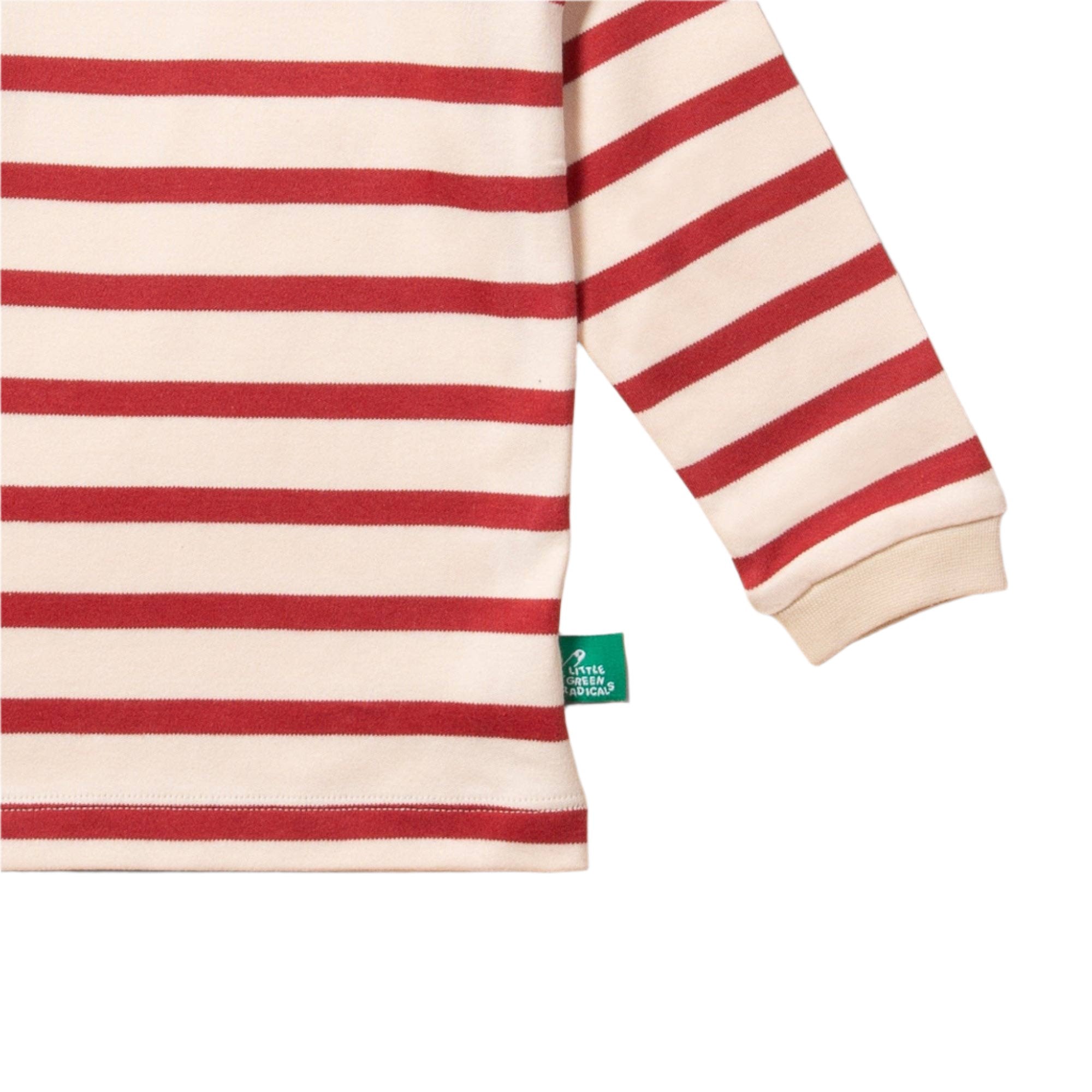 Stripes Forever Soft Red Long Sleeve T-Shirt - T-shirts & Long Sleeves - Everybody Amsterdam