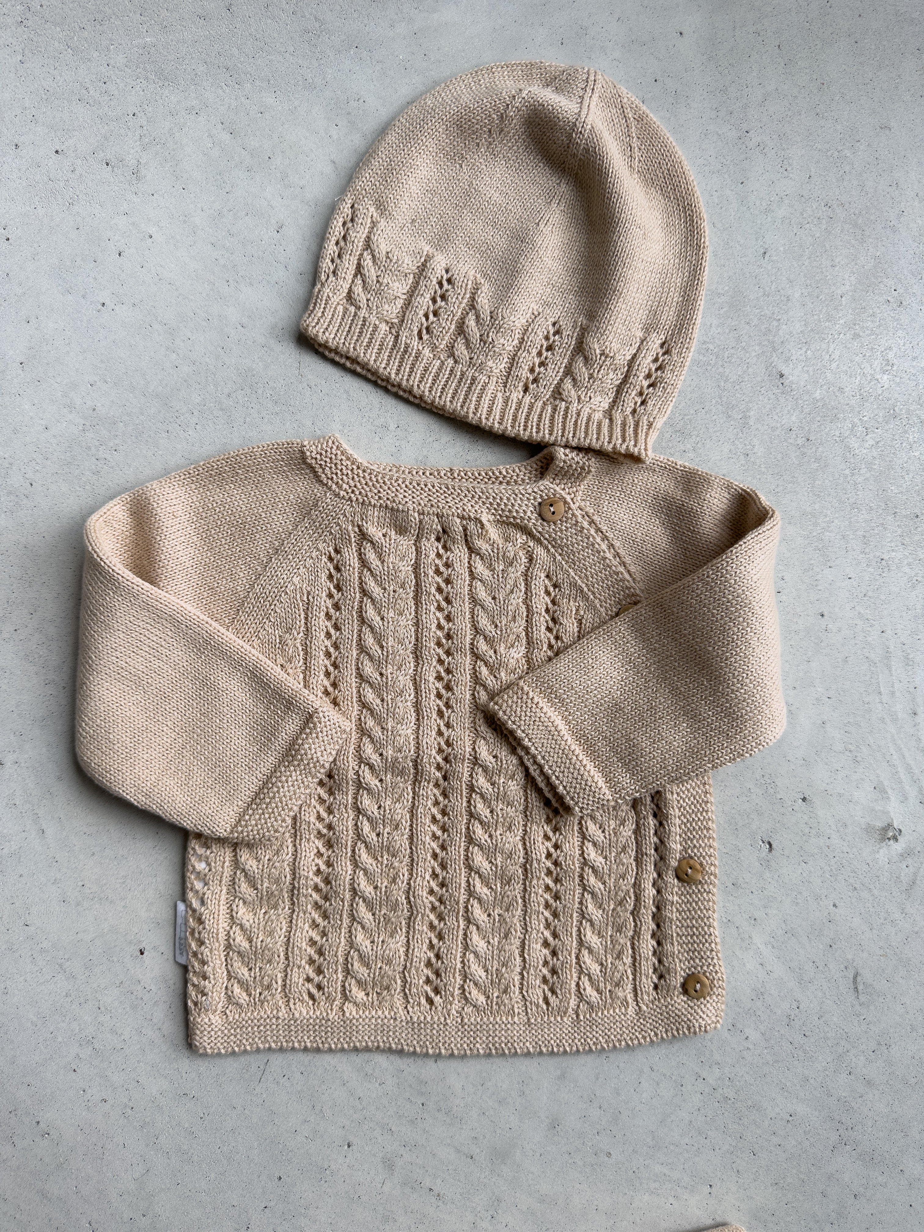 Baby Soft Cotton 3-Piece Knit Set