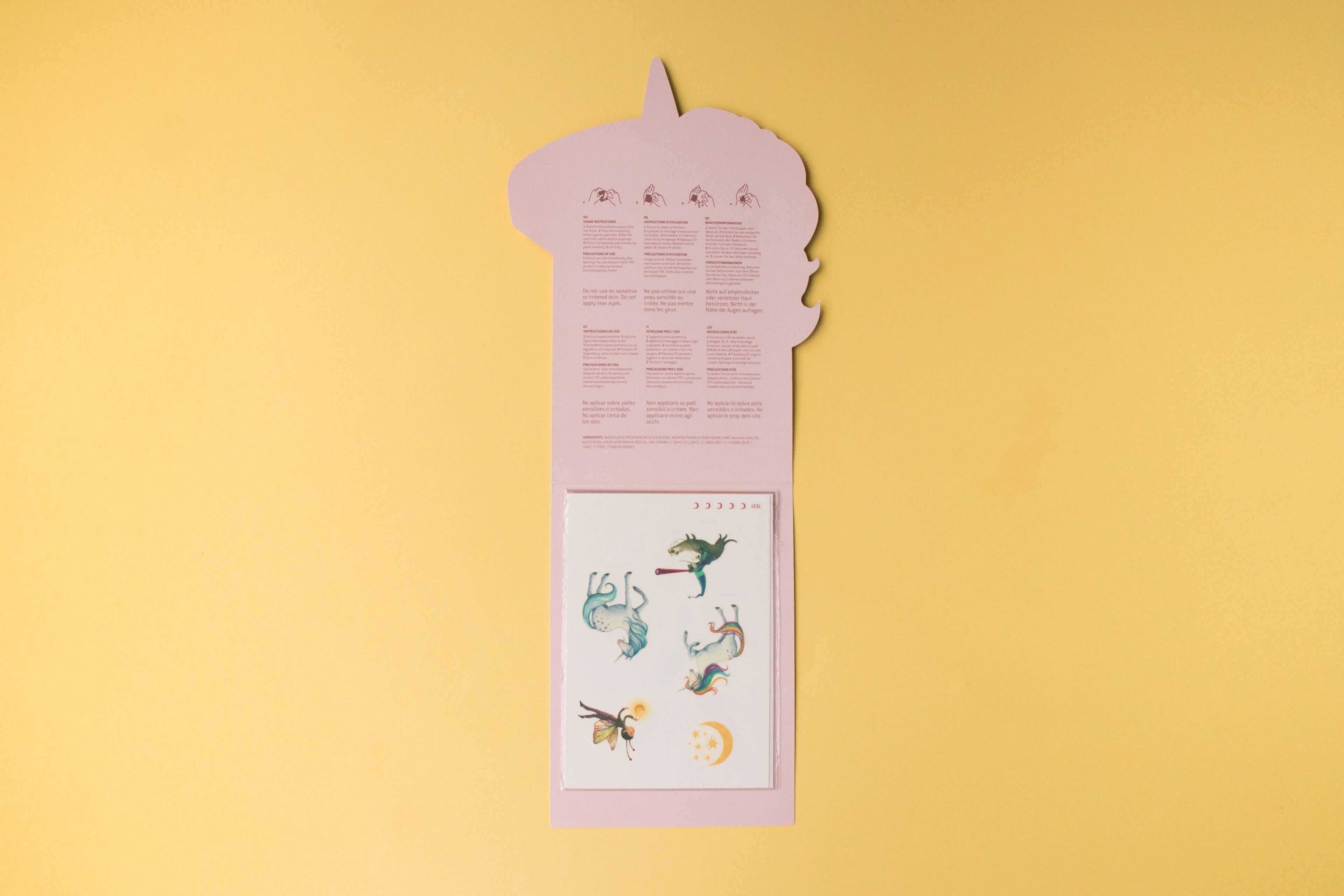 Tatoeages Jungle • Jurassic • Eenhoorn • Zomersets