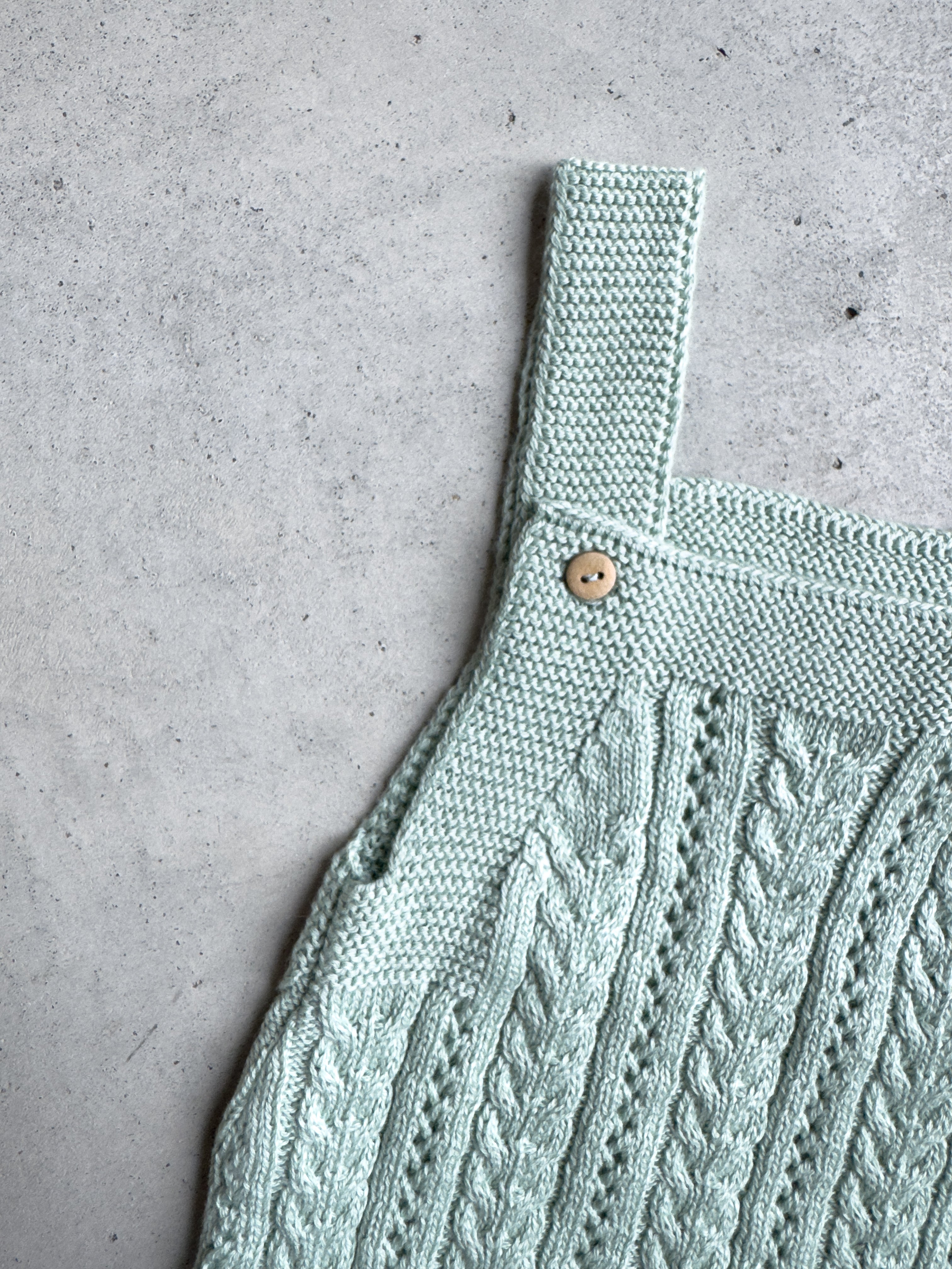 Babyzachte katoenen gebreide romper