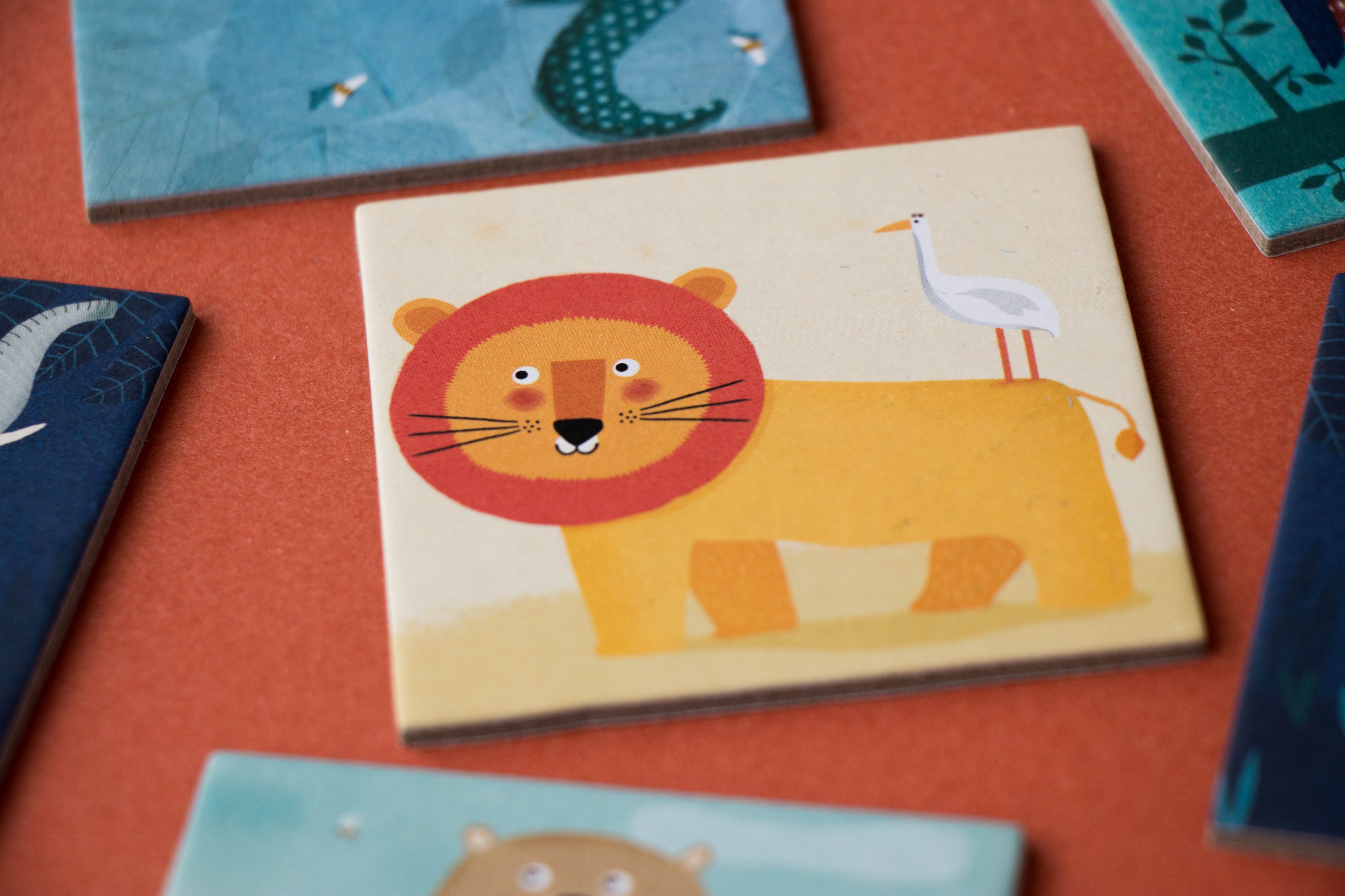 Wilde dieren Memory Bordspel