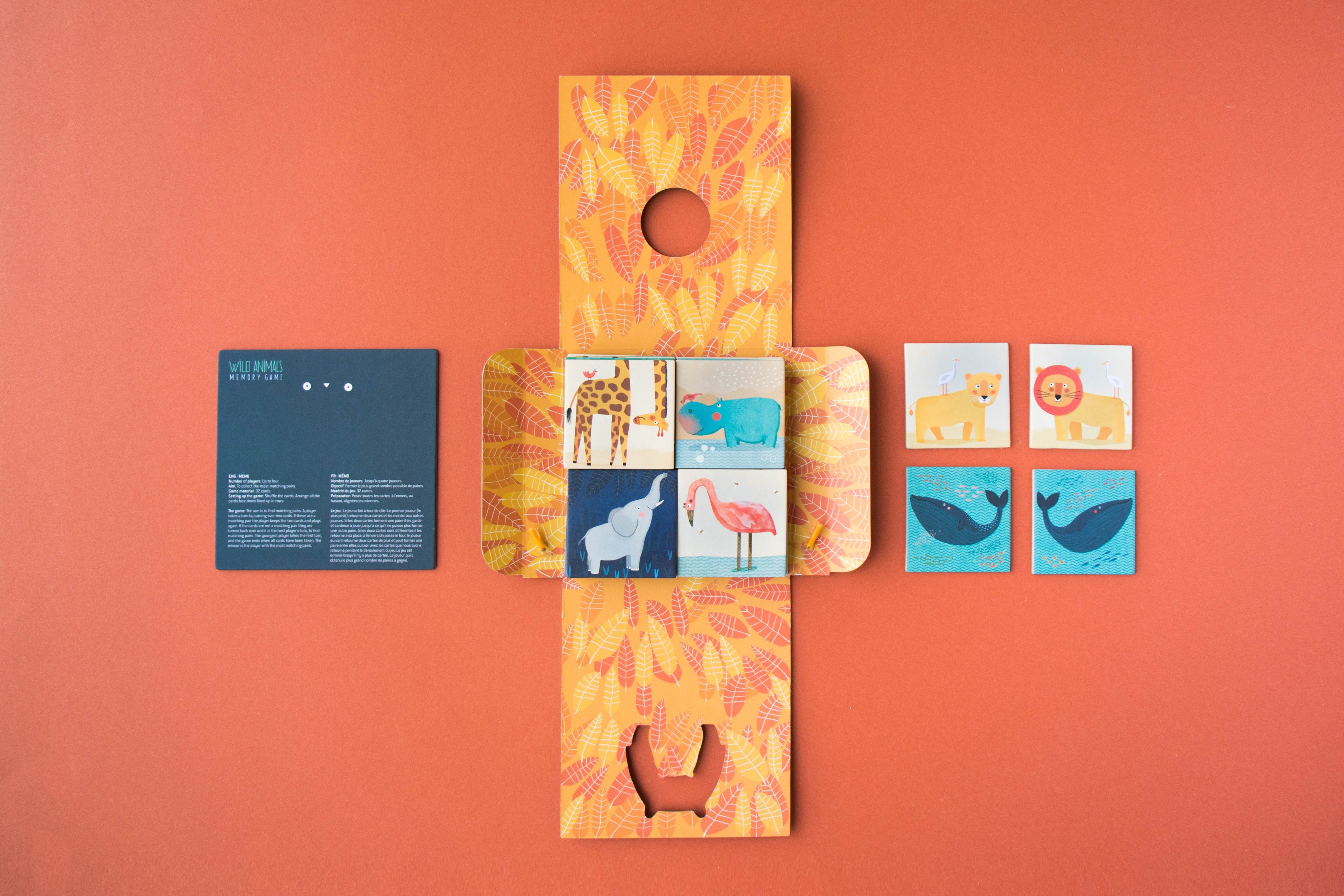 Wild animals Memory Board Game Londji