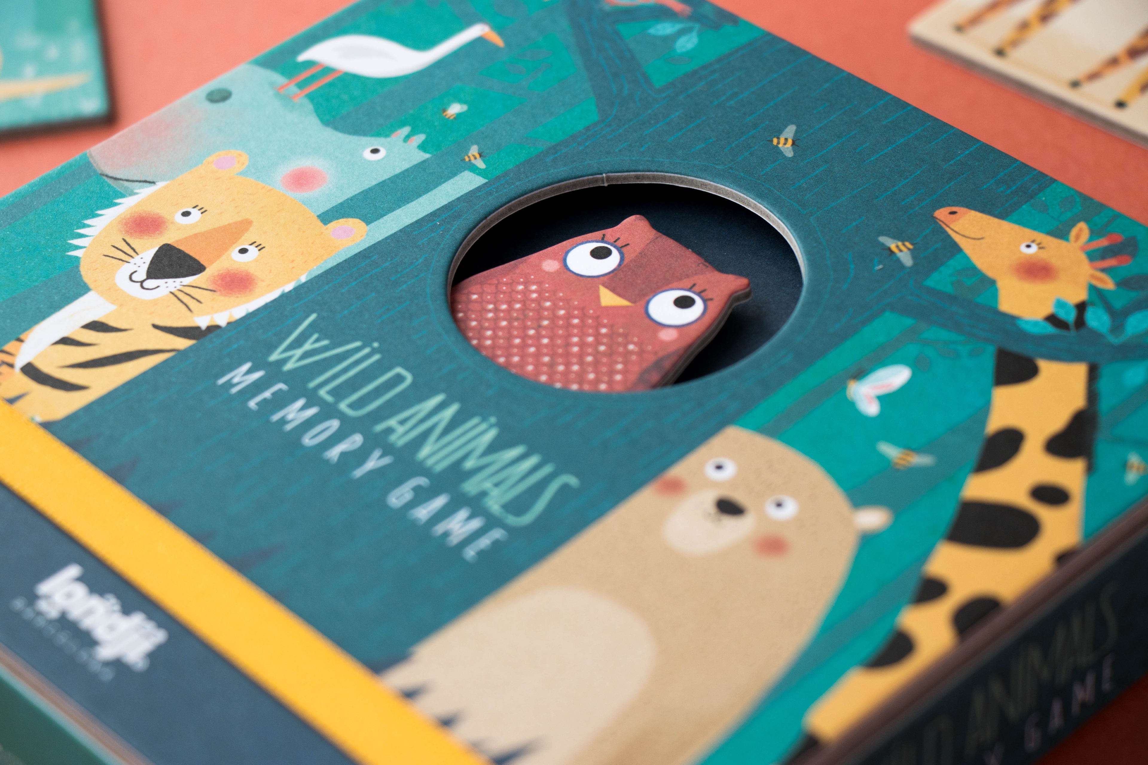 Wilde dieren Memory Bordspel