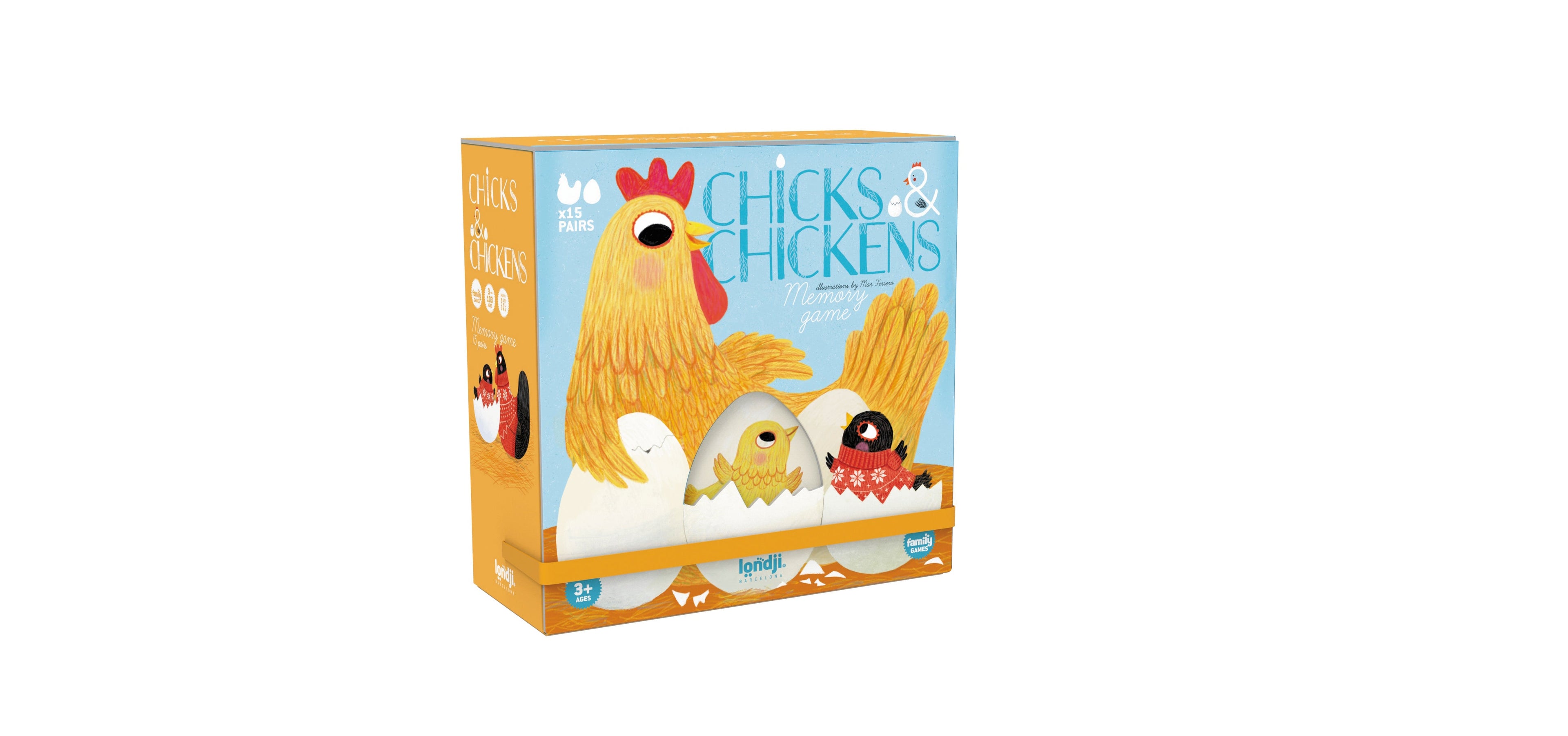 Chicks and chickens memo Board Game Londji