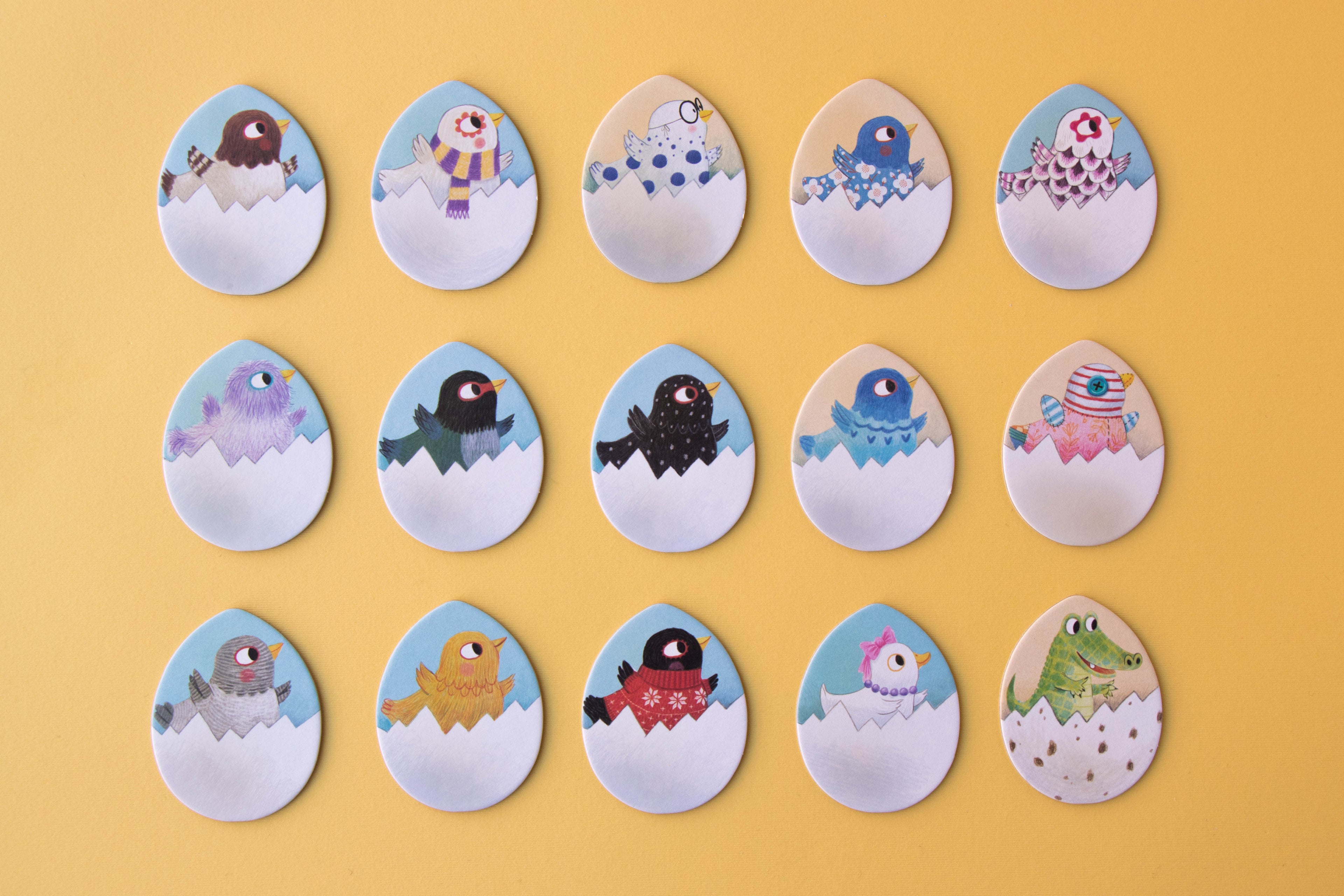 Chicks and chickens memo Board Game Londji