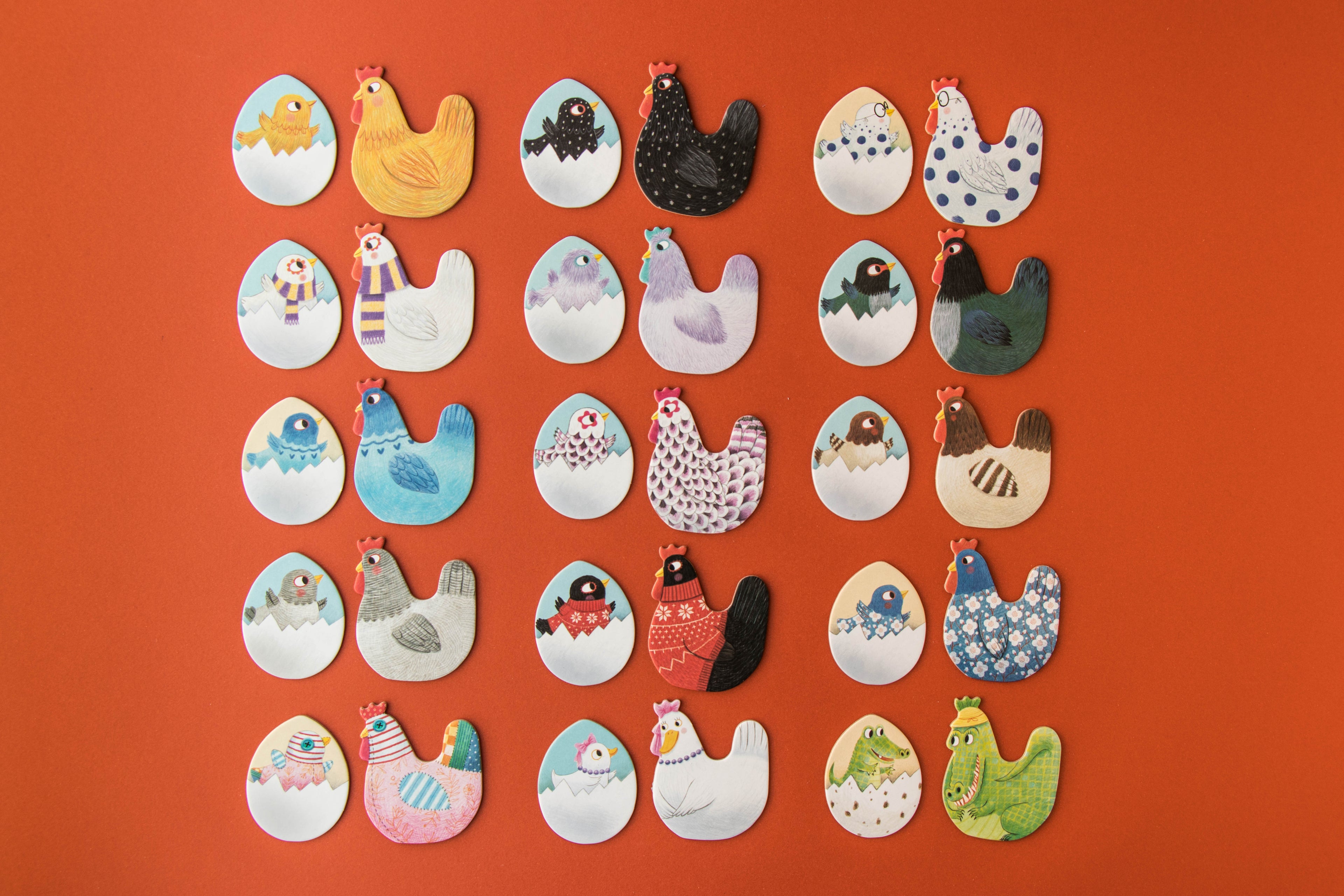 Chicks and chickens memo Board Game Londji