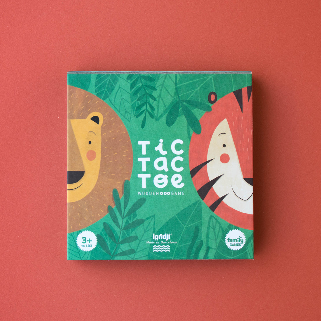 Leeuw en tijger boter kaas en eieren bordspel