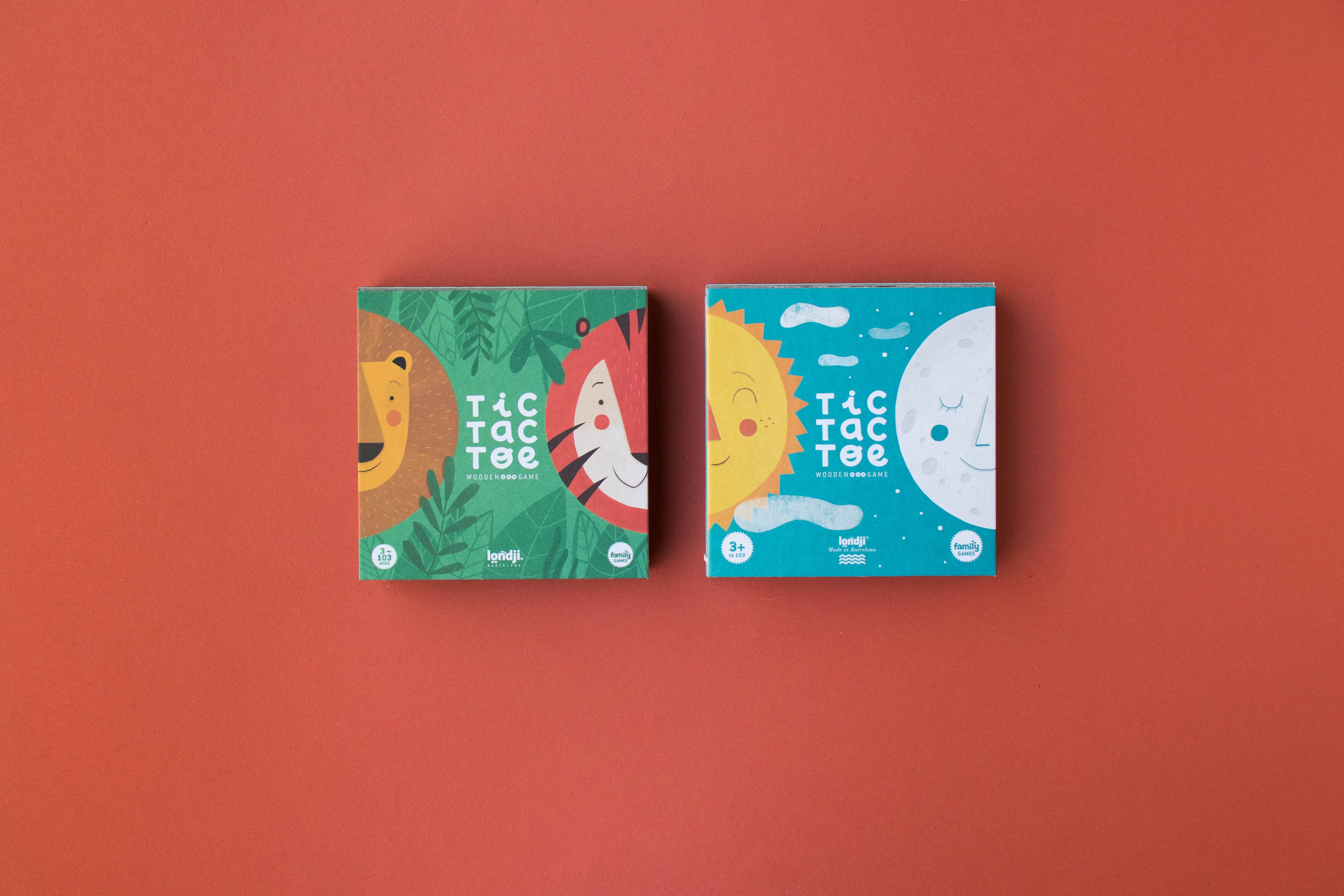Lion and tiger tic tac toe Board Game Londji