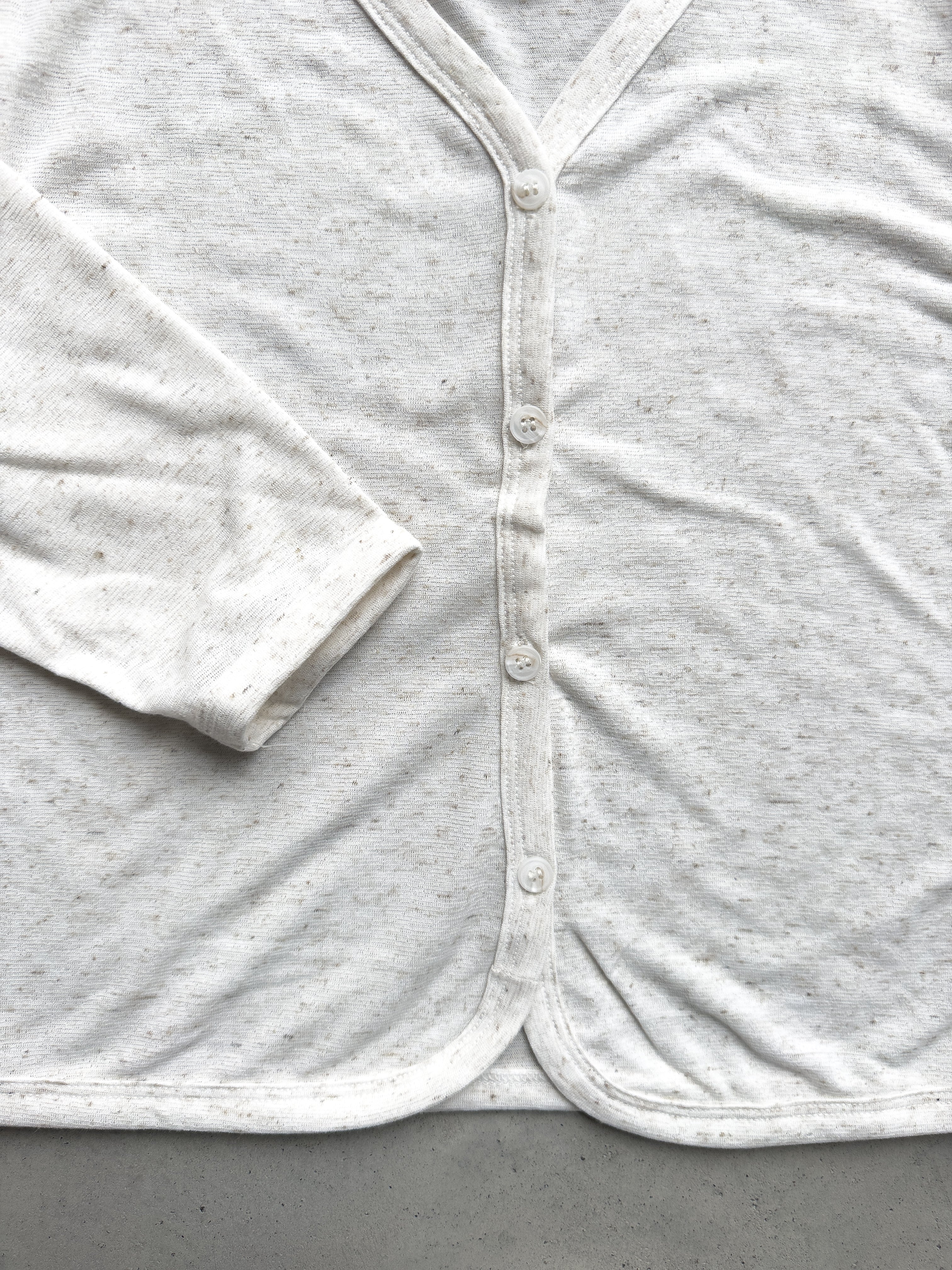 Twisted Cotton Cardigan + top set