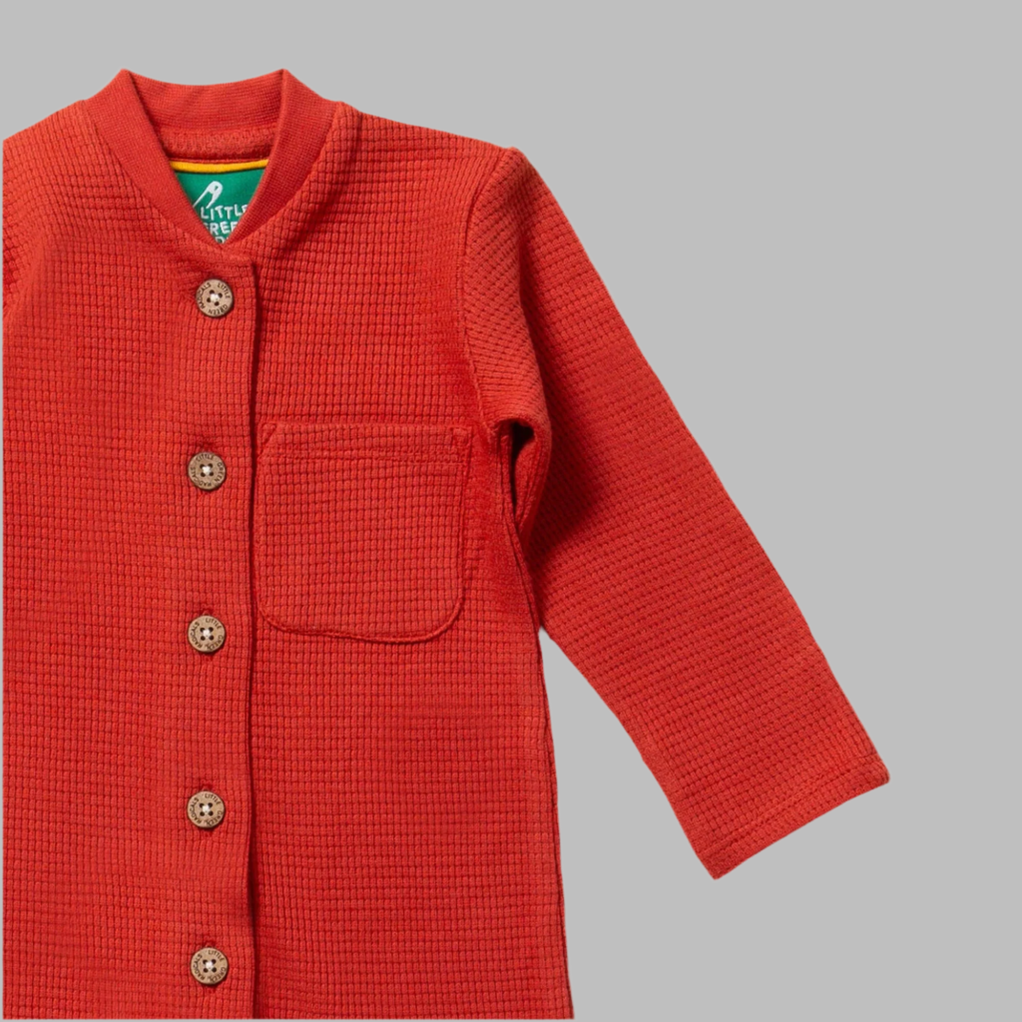 Hazelnut Waffle Organic Playsuit - Baby Playsuits - Everybody Amsterdam