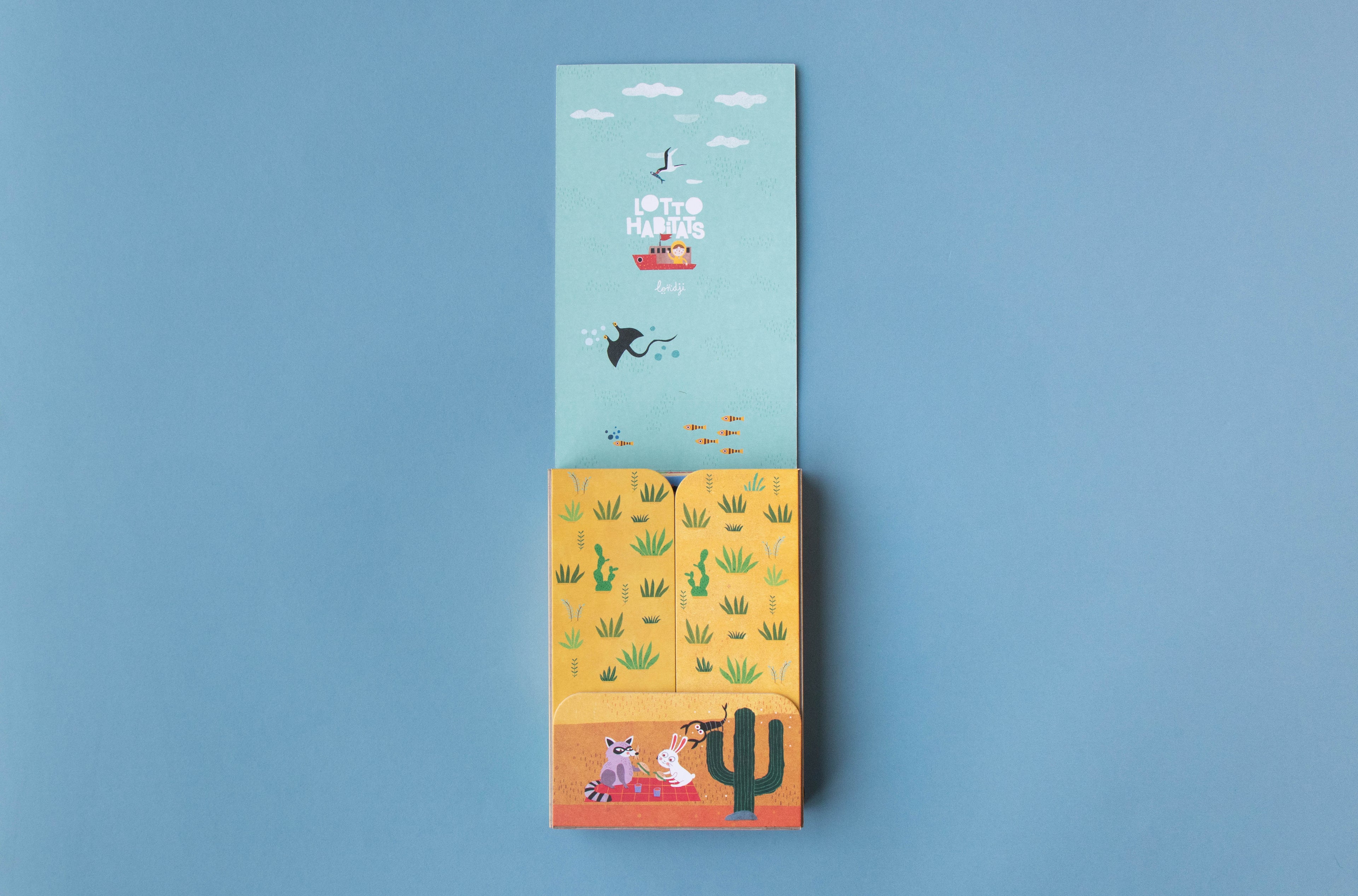 Animal Habitat Lotto Board Game Londji