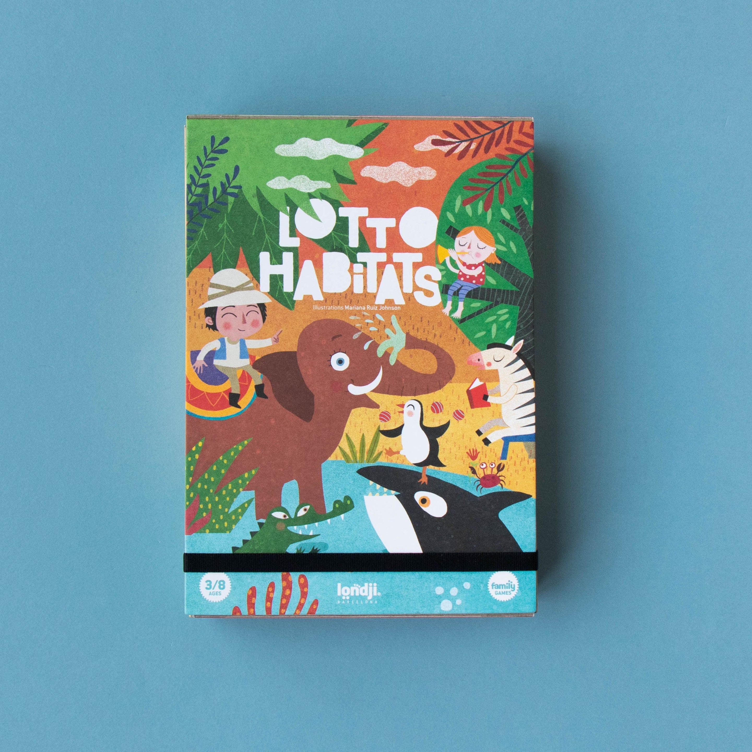 Animal Habitat Lotto Board Game Londji
