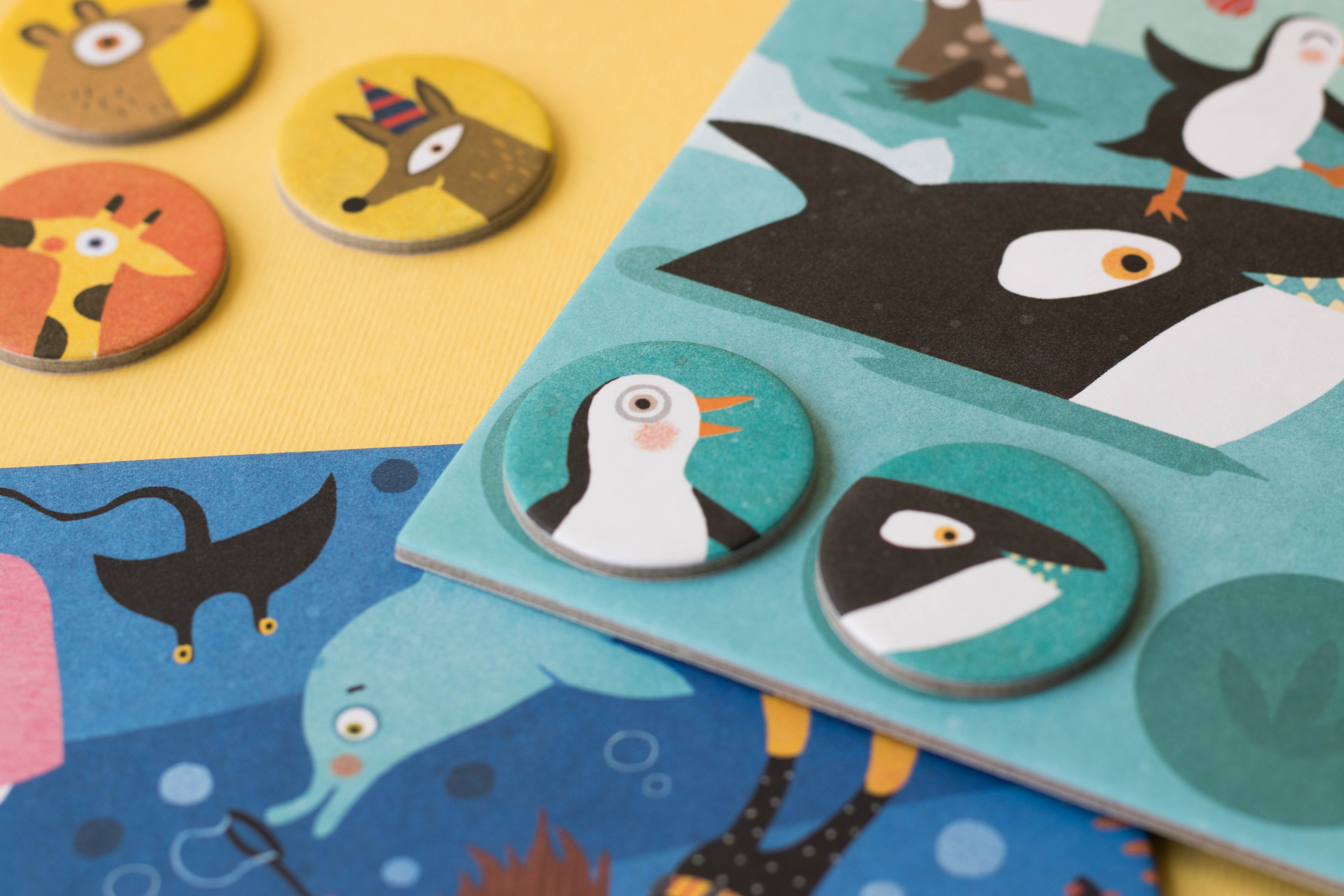Animal Habitat Lotto Board Game Londji