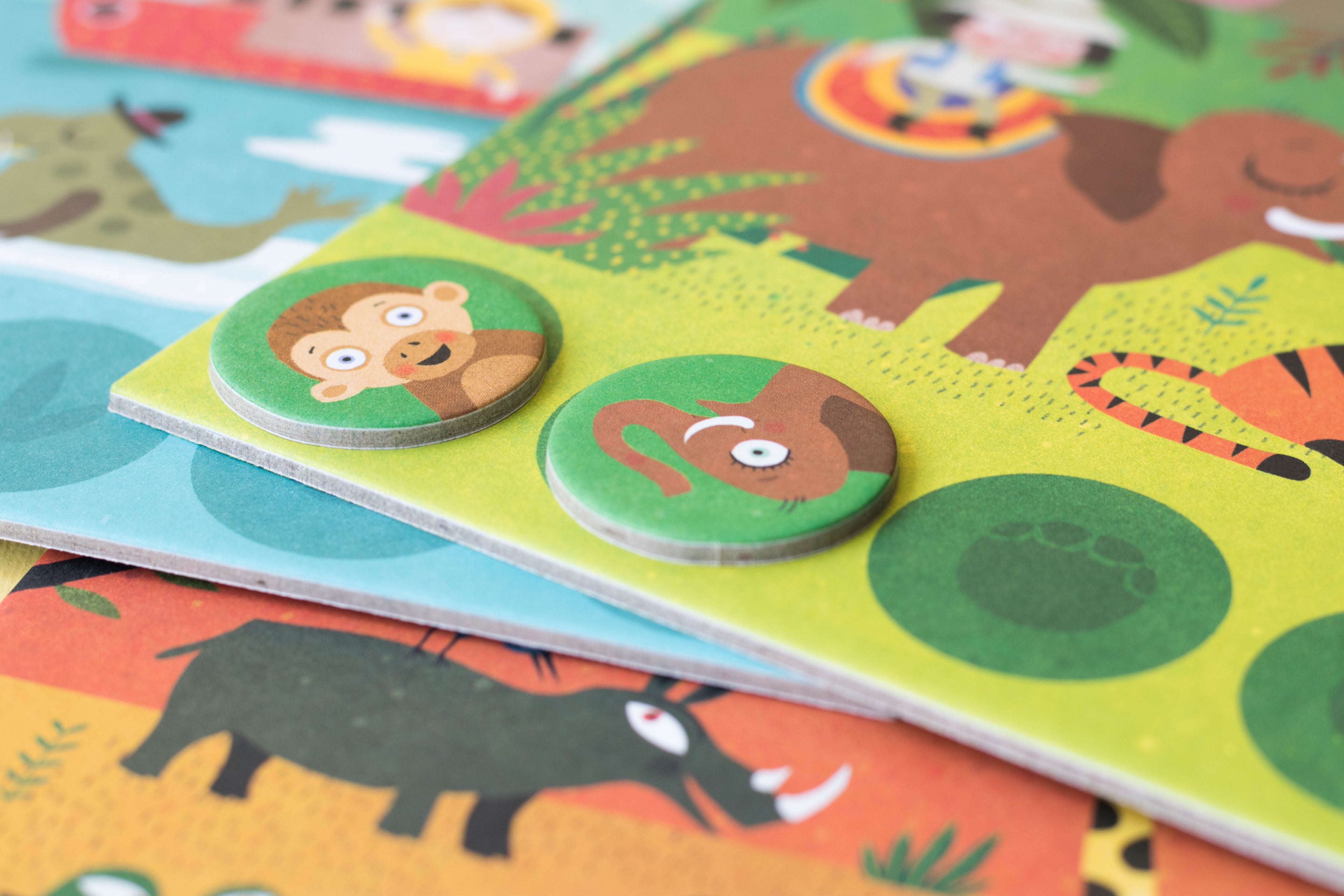 Animal Habitat Lotto Board Game Londji
