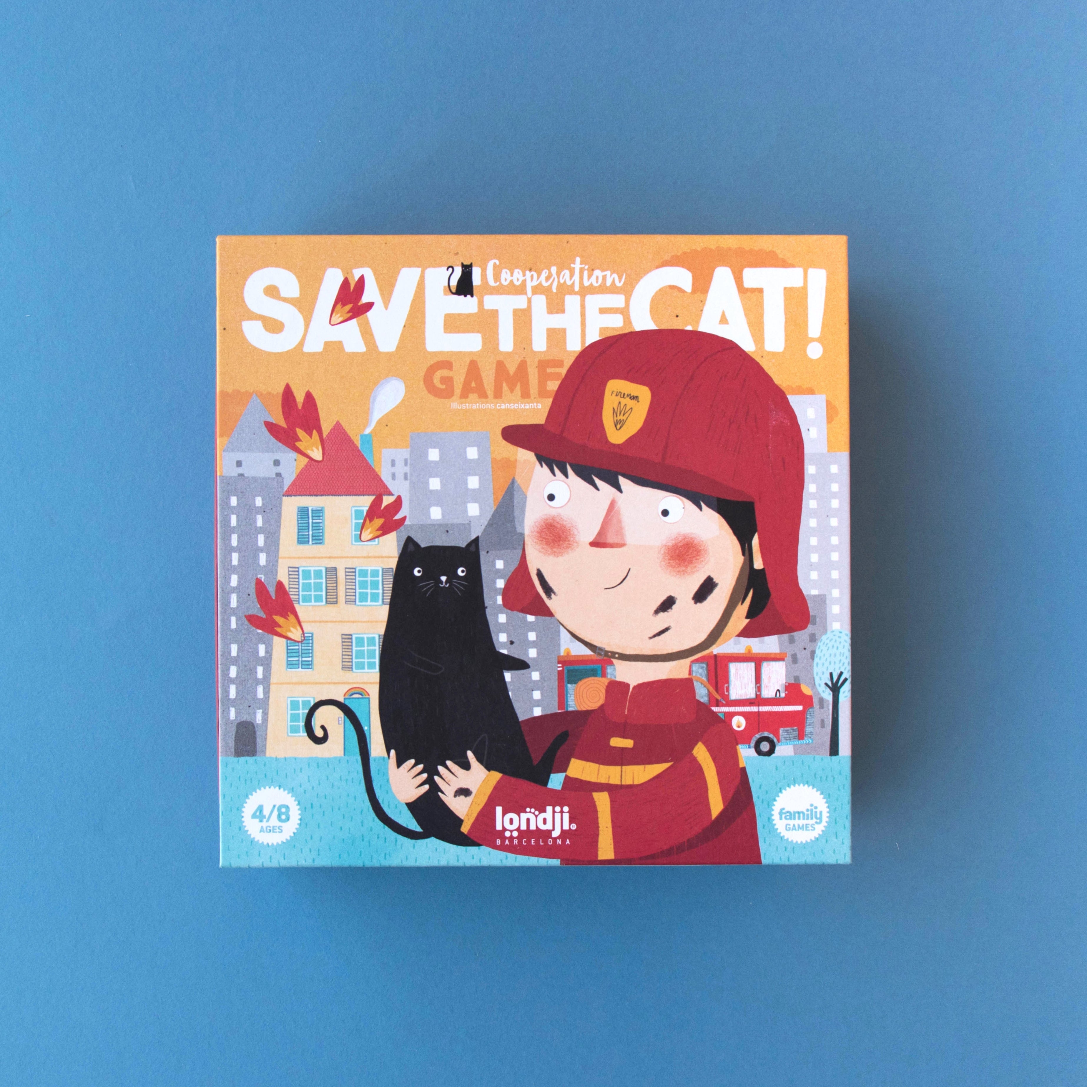 Save the cat Firefighter Board Game Londji