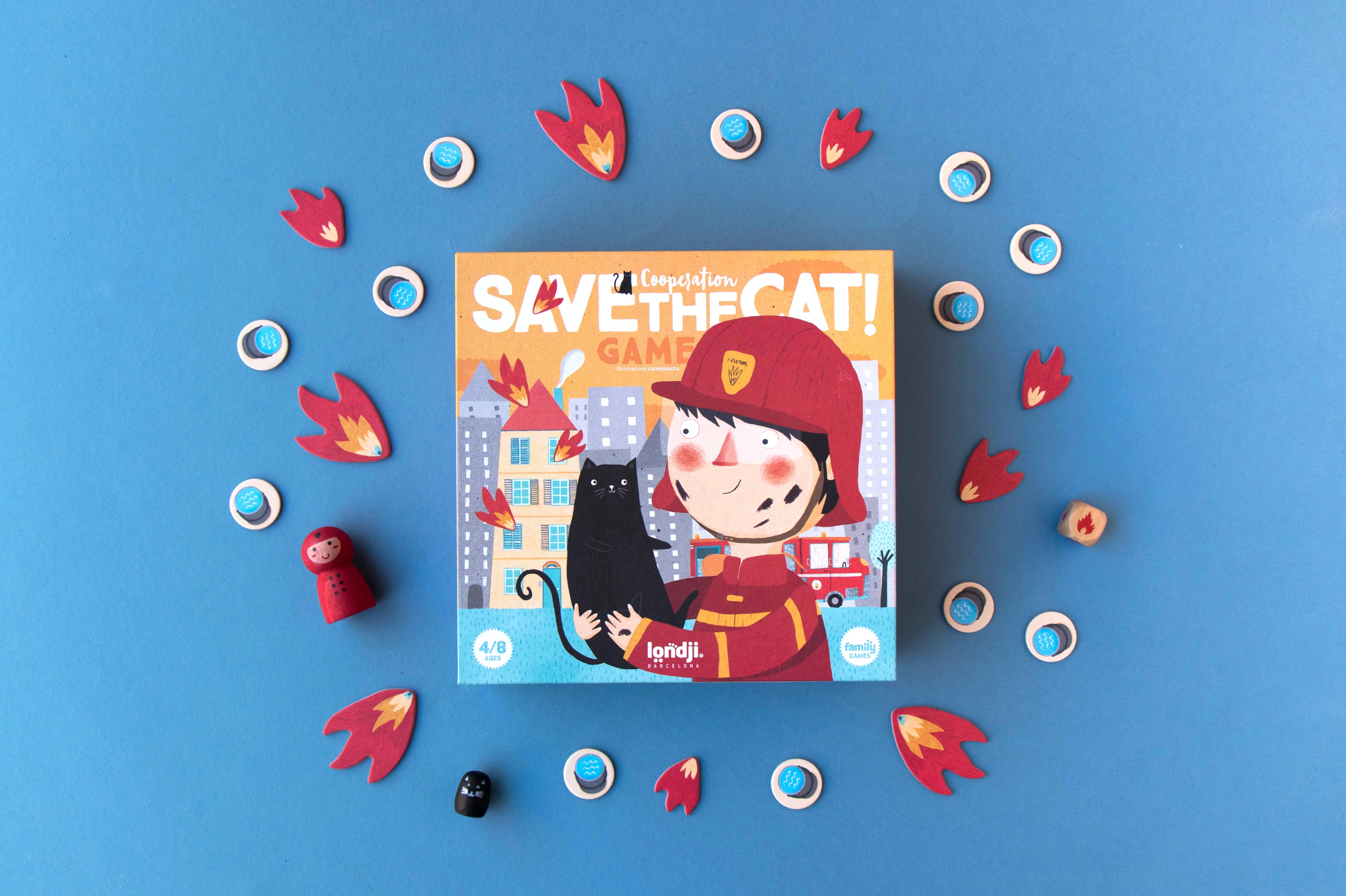 Save the cat Firefighter Board Game Londji