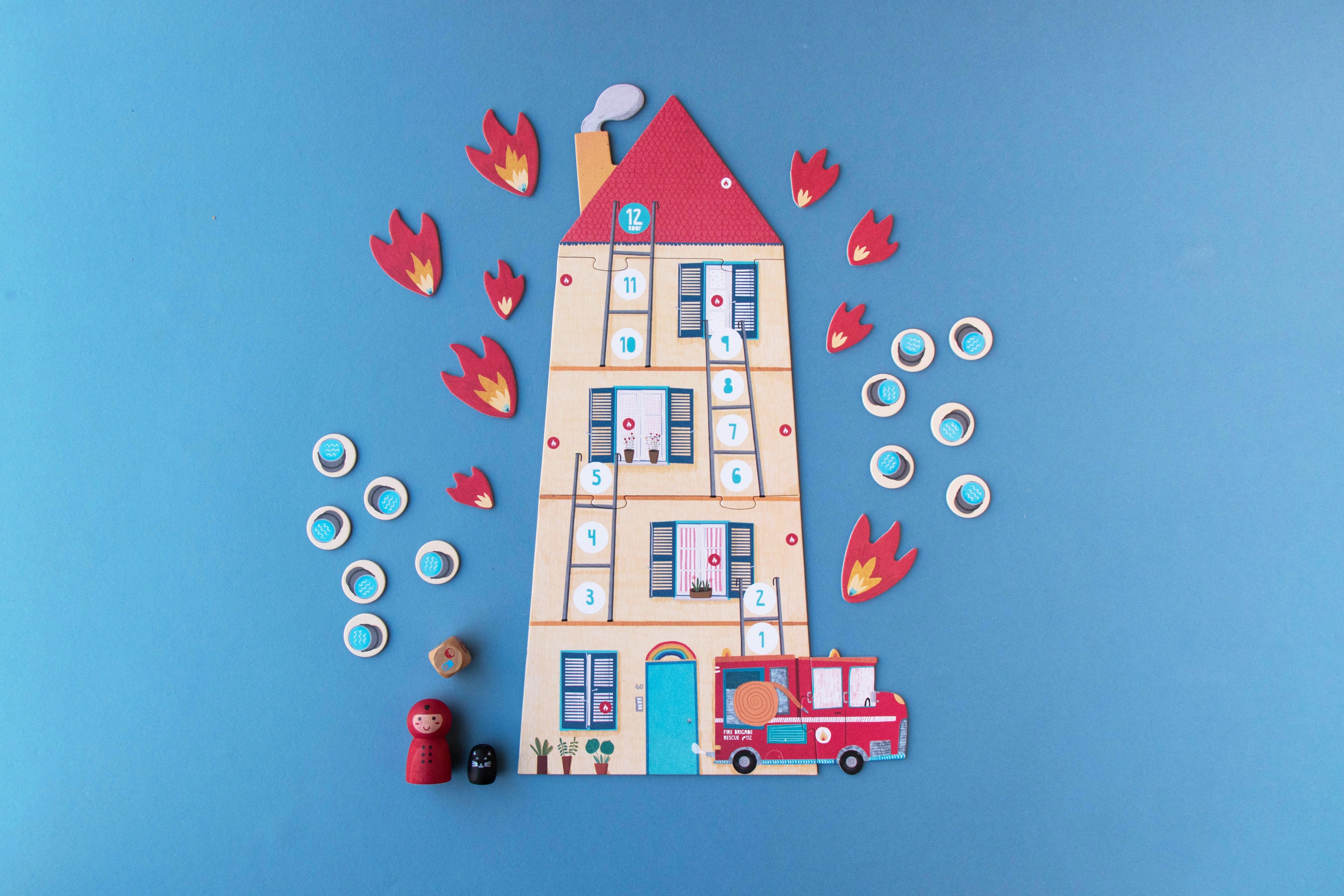 Save the cat Firefighter Board Game Londji