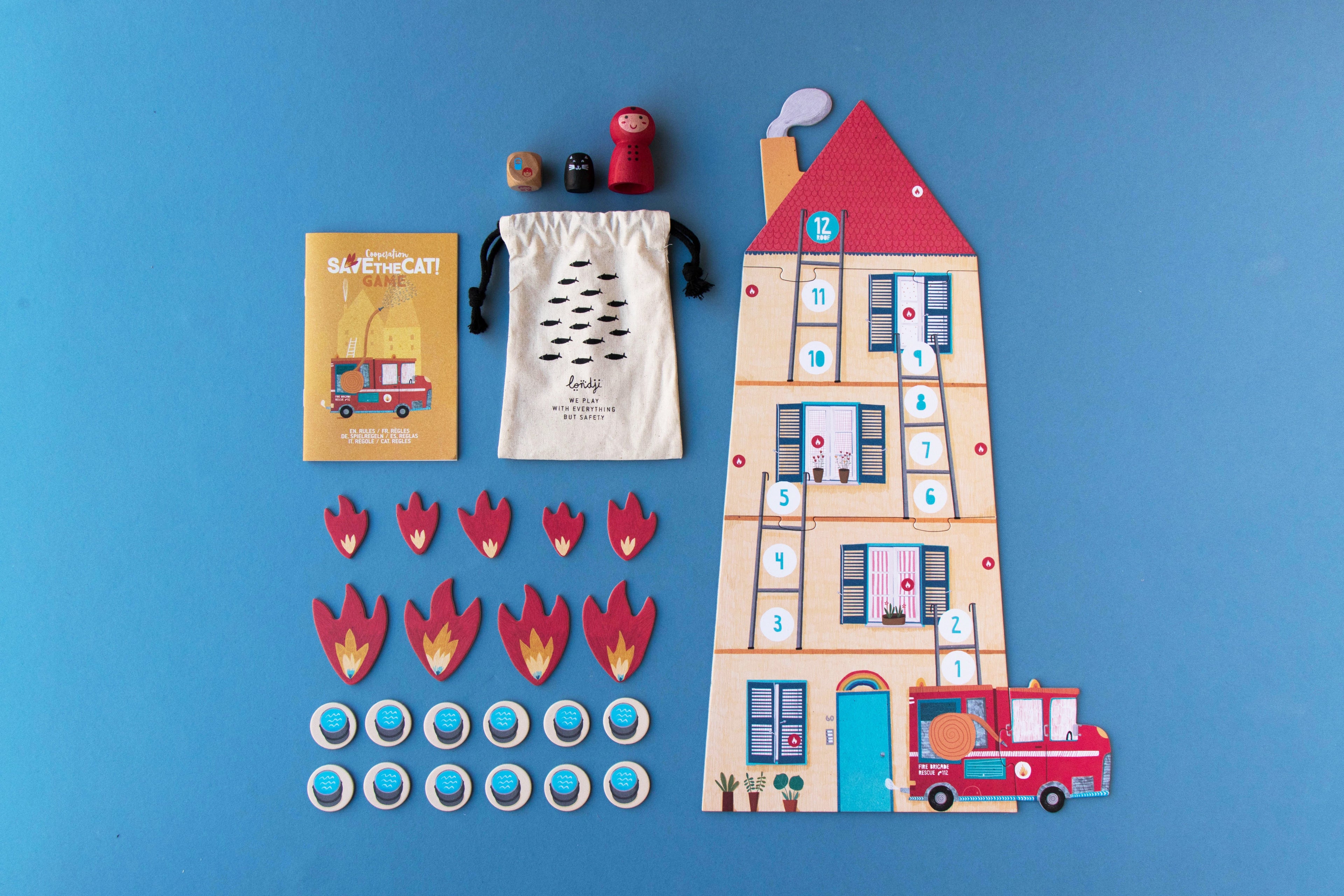 Save the cat Firefighter Board Game Londji