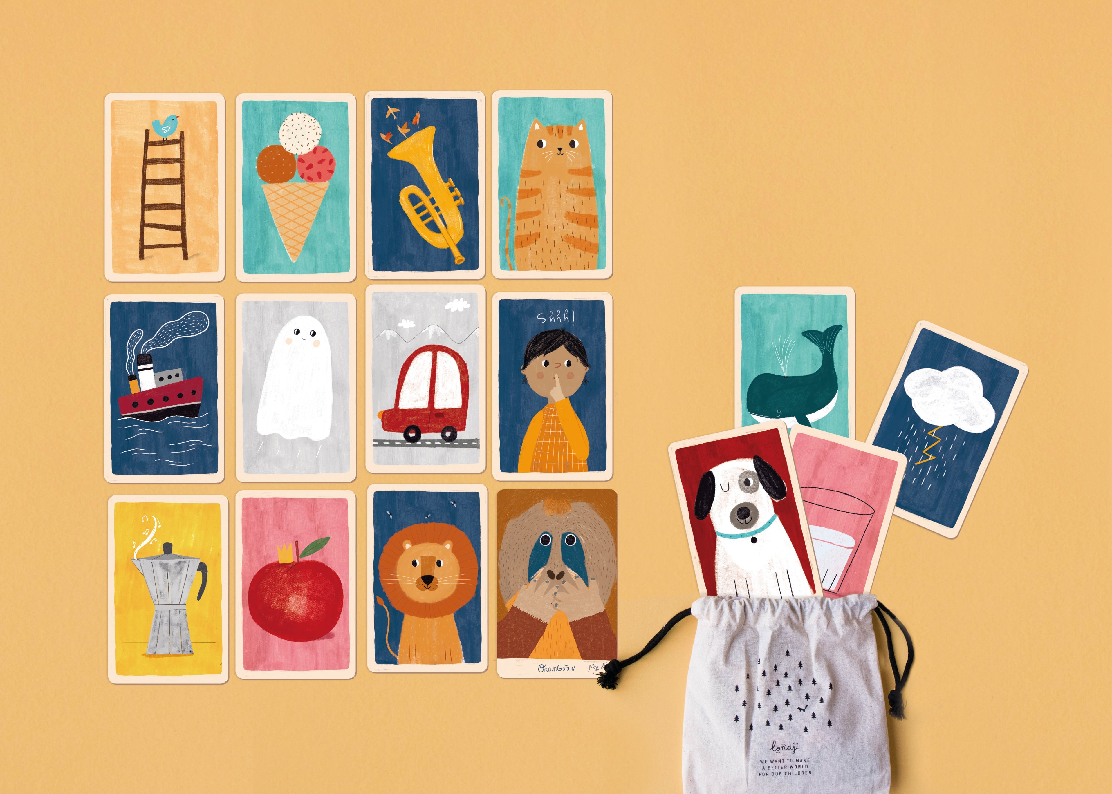 Orangutan Memory Board Game Londji