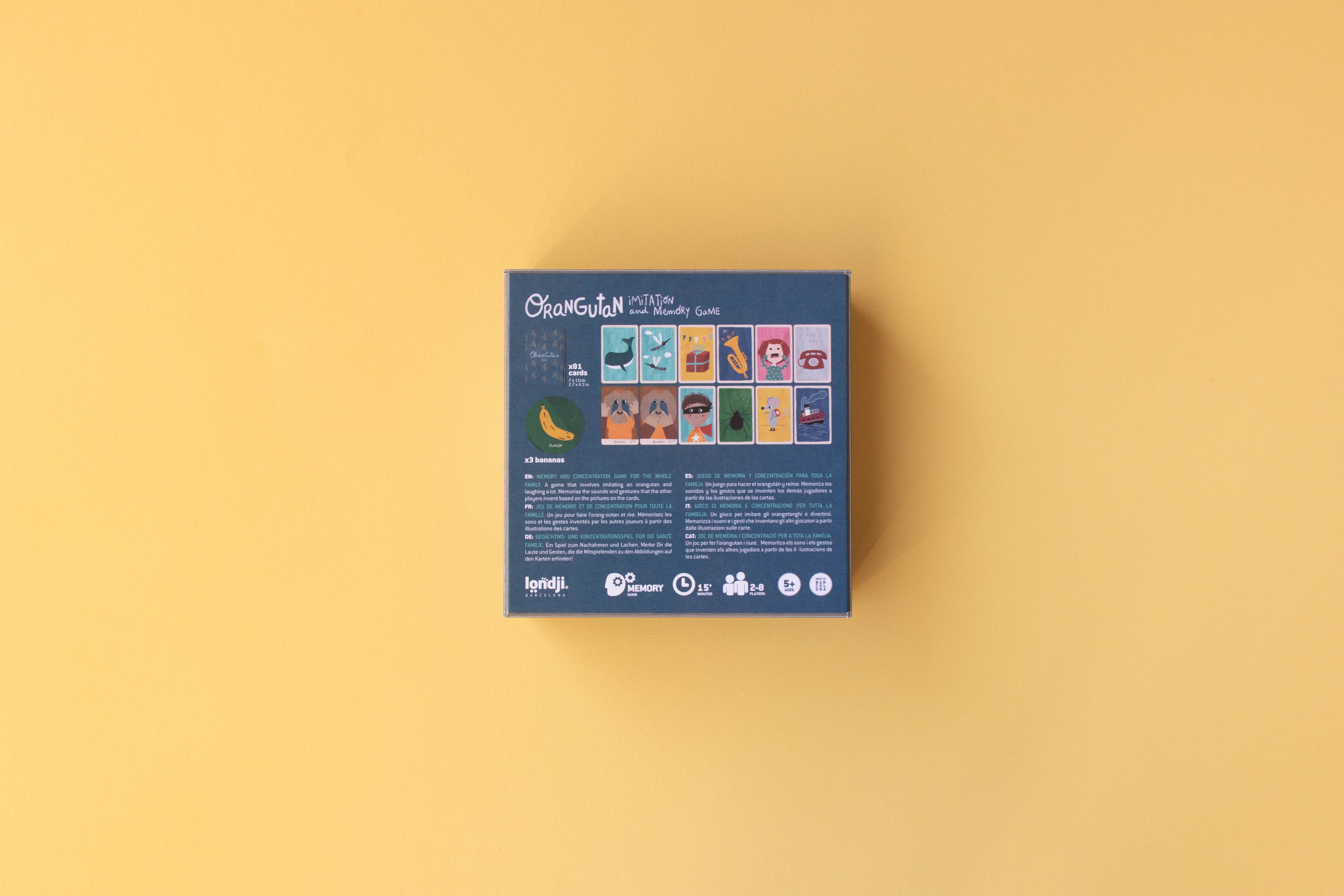 Orangutan Memory Board Game Londji