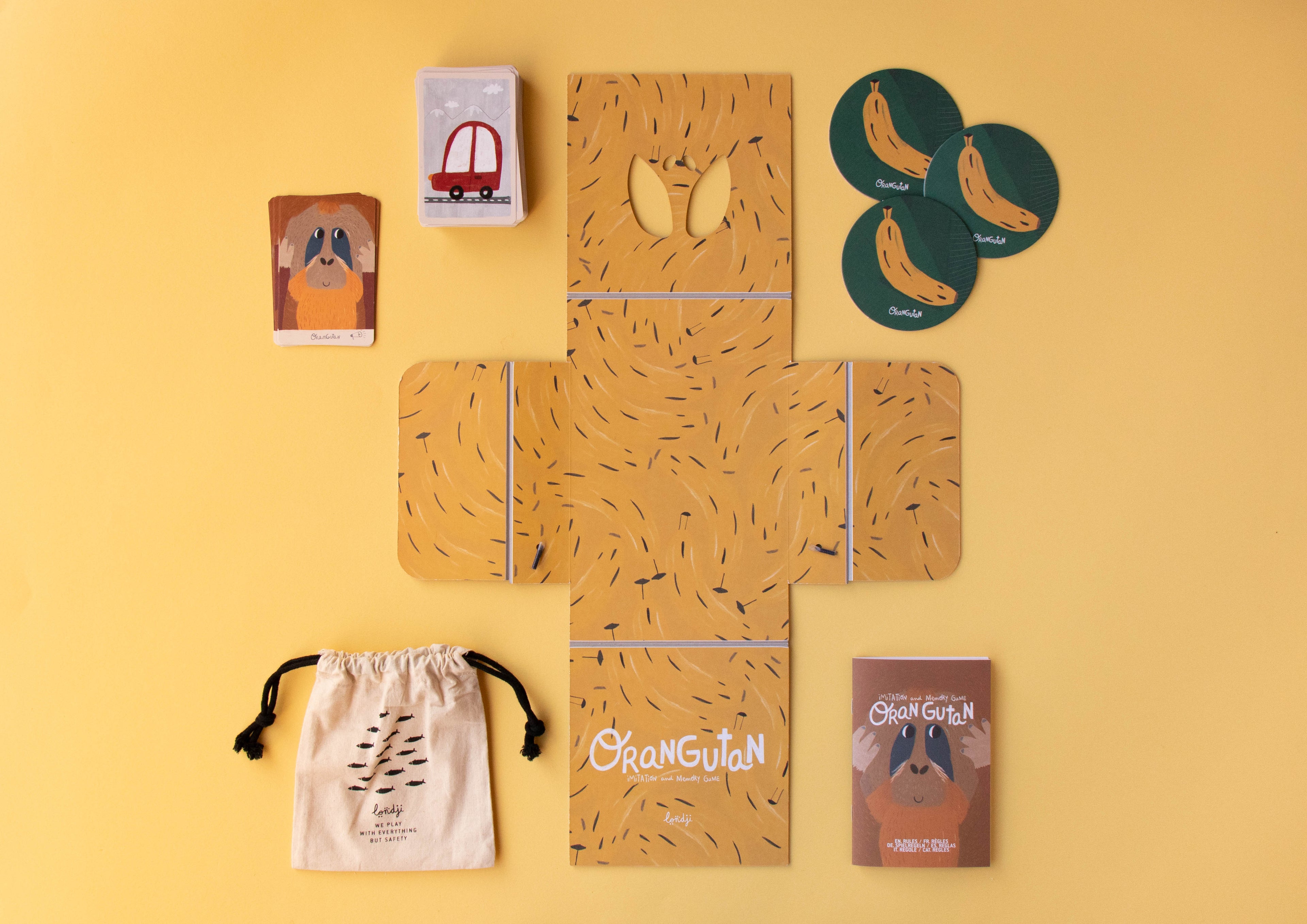 Orangutan Memory Board Game Londji
