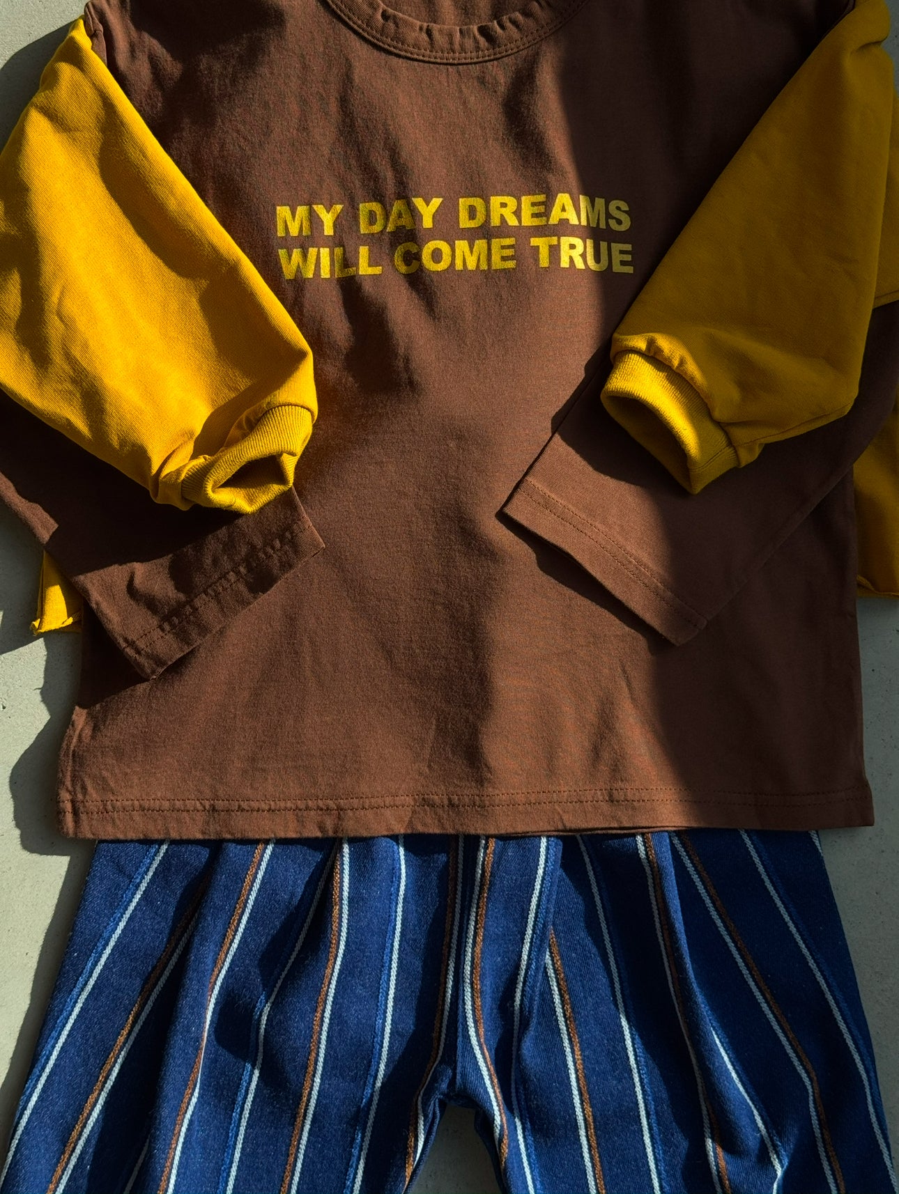 Every.Body Oversized Kids Cropped Hoodie Yellow