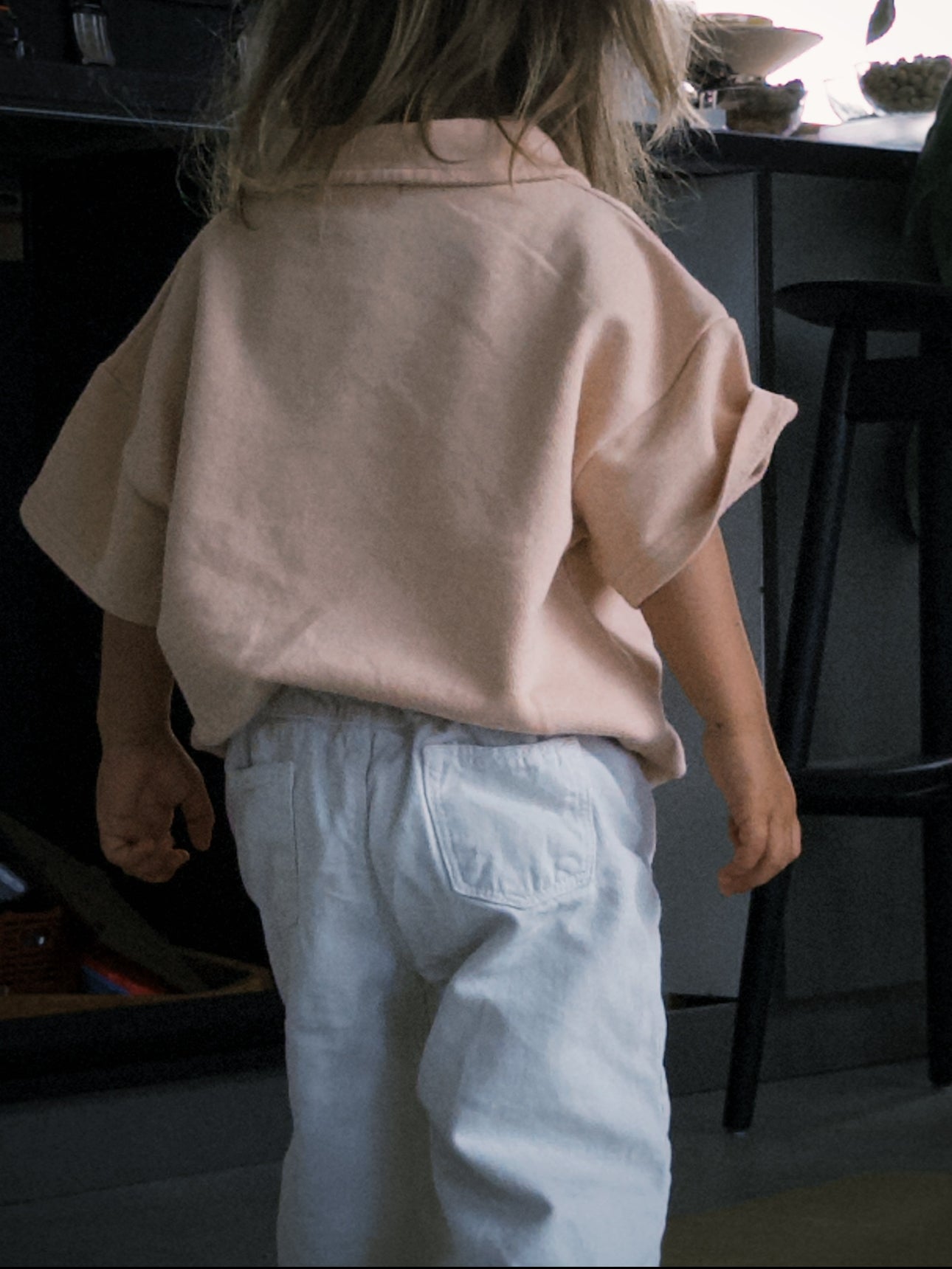 Sweatshirt Polo Zip Up - beige - mint