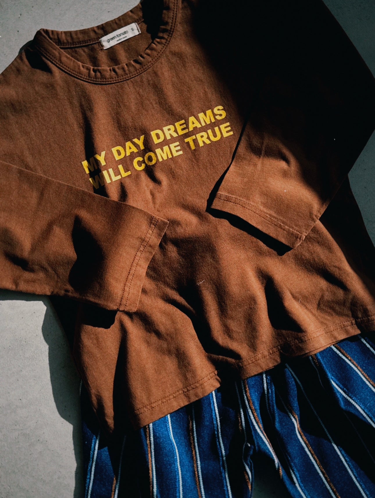 My Day Dreams Long sleeve Tee - Chocolate