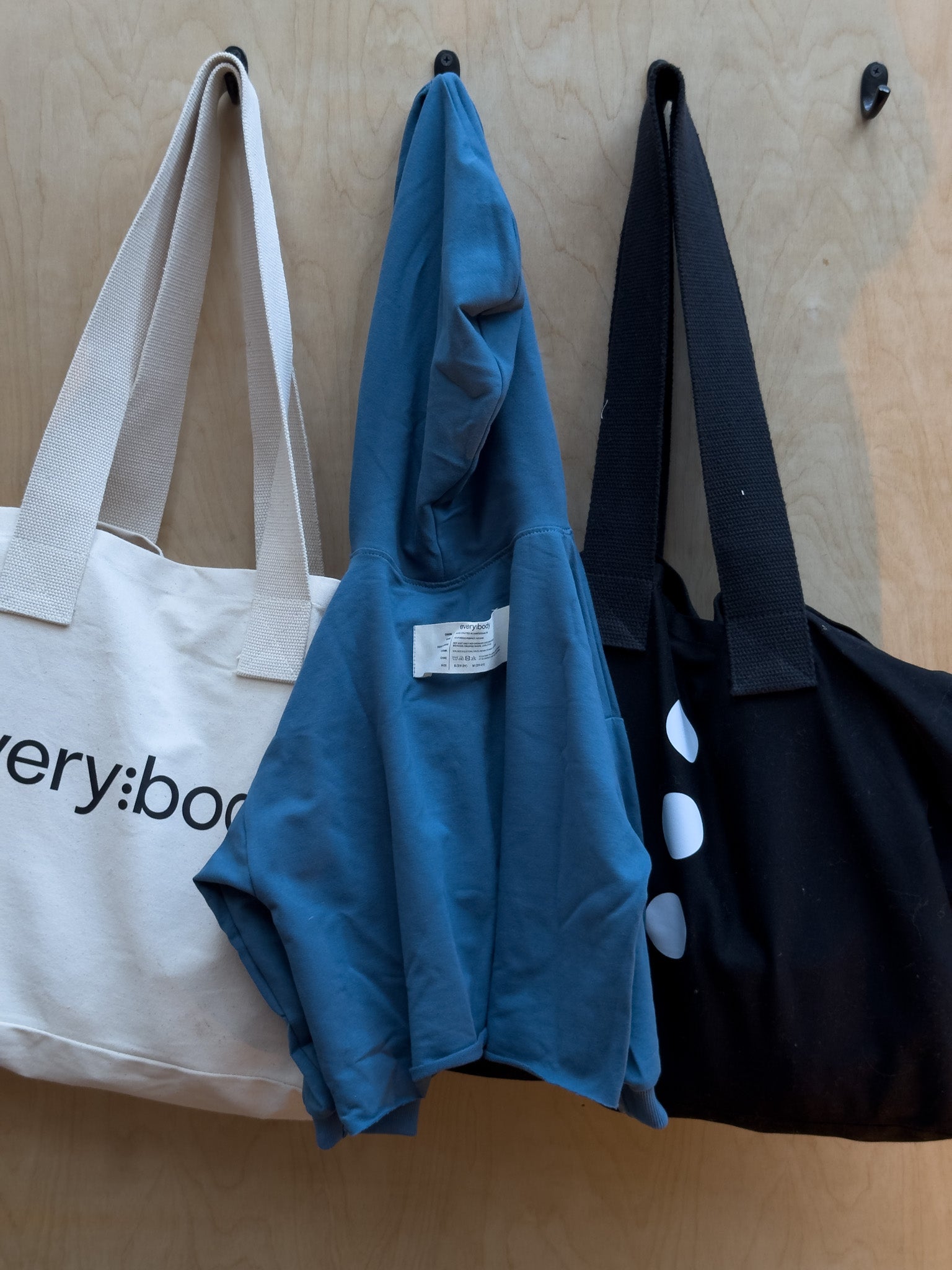Every.Body Oversized Kids Cropped Hoodie Blue - Sweatshirts/Hoodies - Everybody Amsterdam