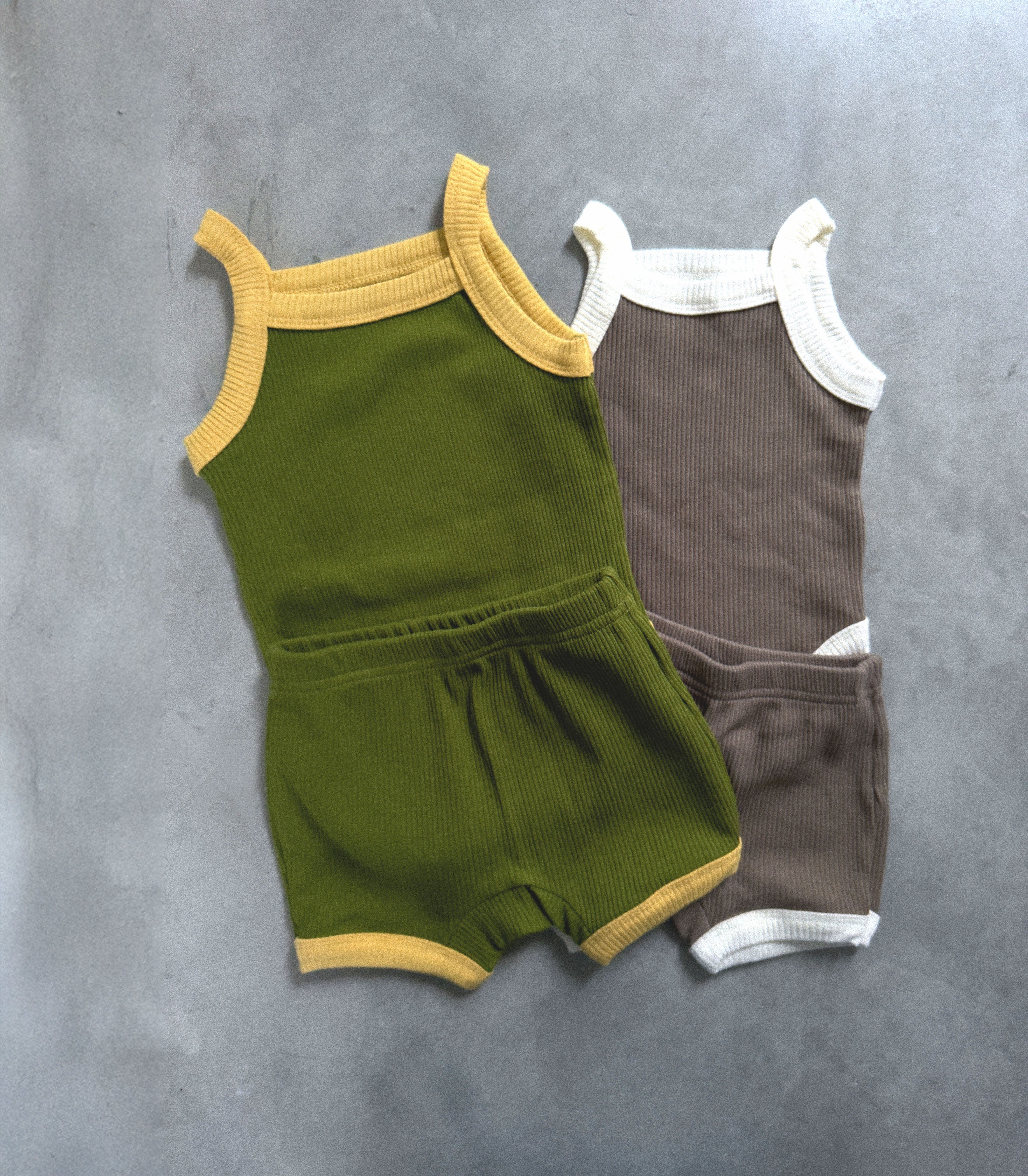 “The Baby Set” Summer Color Bodysuit + Bottom