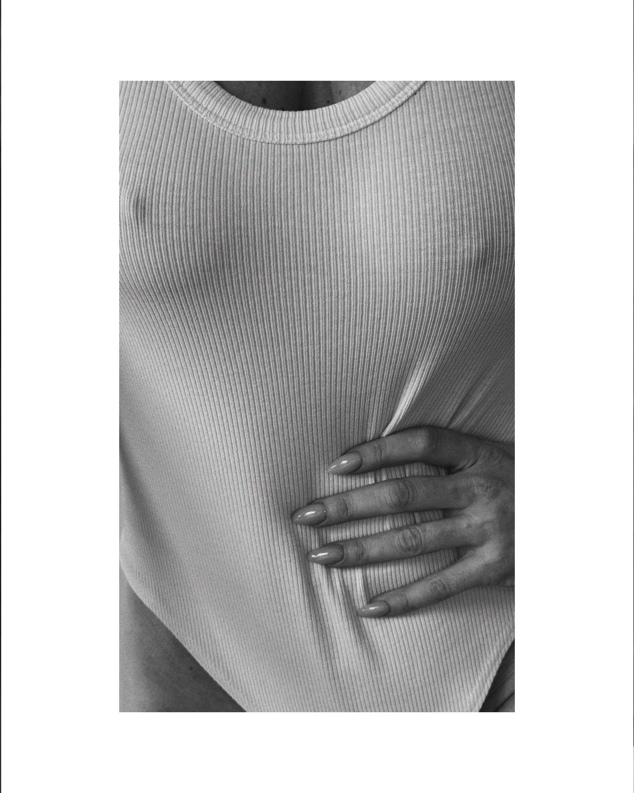 Every.body tank top bodysuit in white