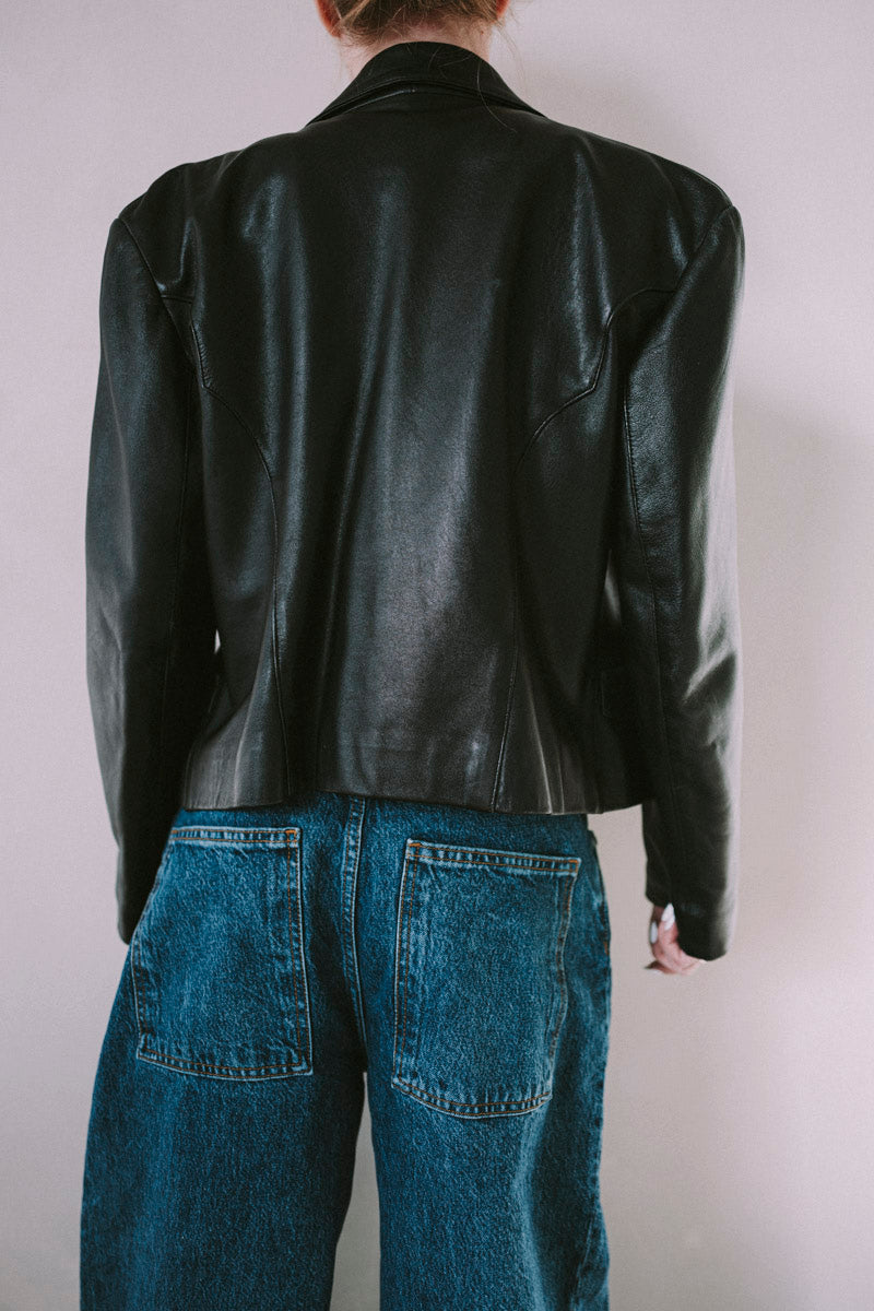 Noname Leather Vintage Blazer  - Vintage Blazers  - Everybody Amsterdam