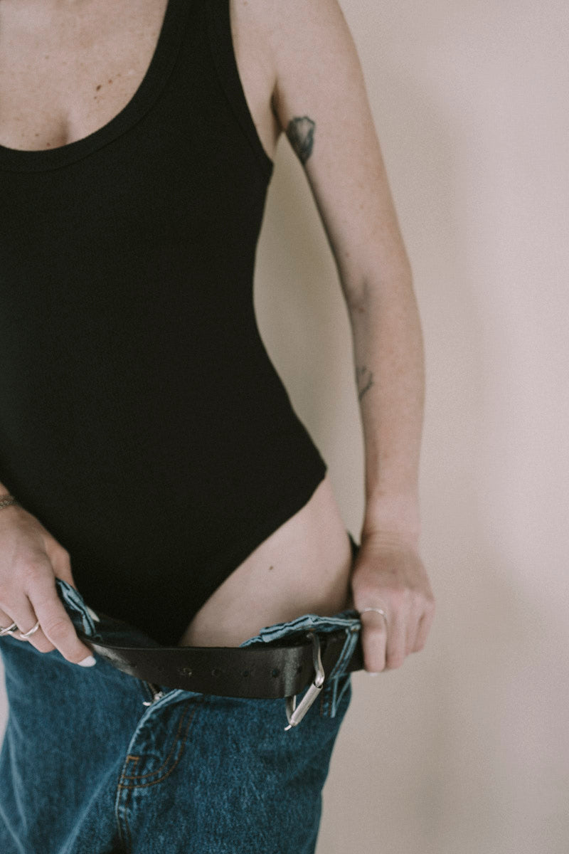 Every.body tank top bodysuit in black - Body tank top - Everybody Amsterdam