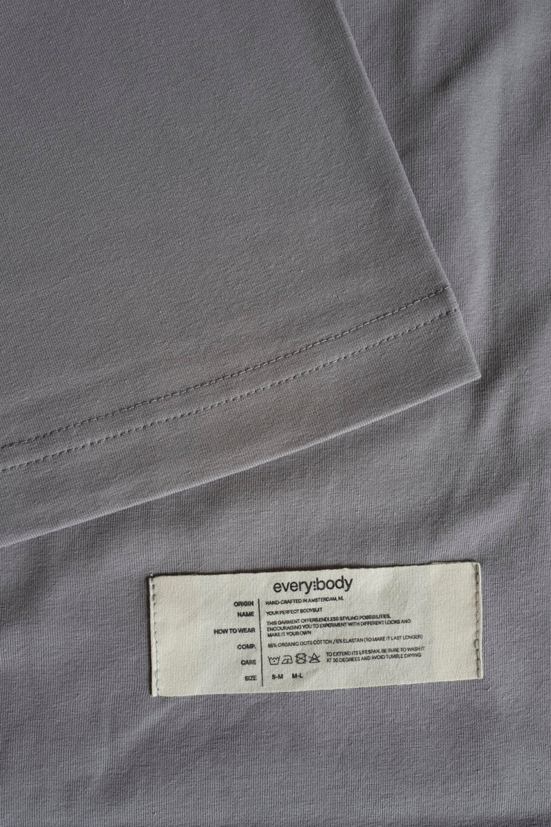 Every.body oversized t-shirt bodysuit  - Body t-shirt  - Everybody Amsterdam