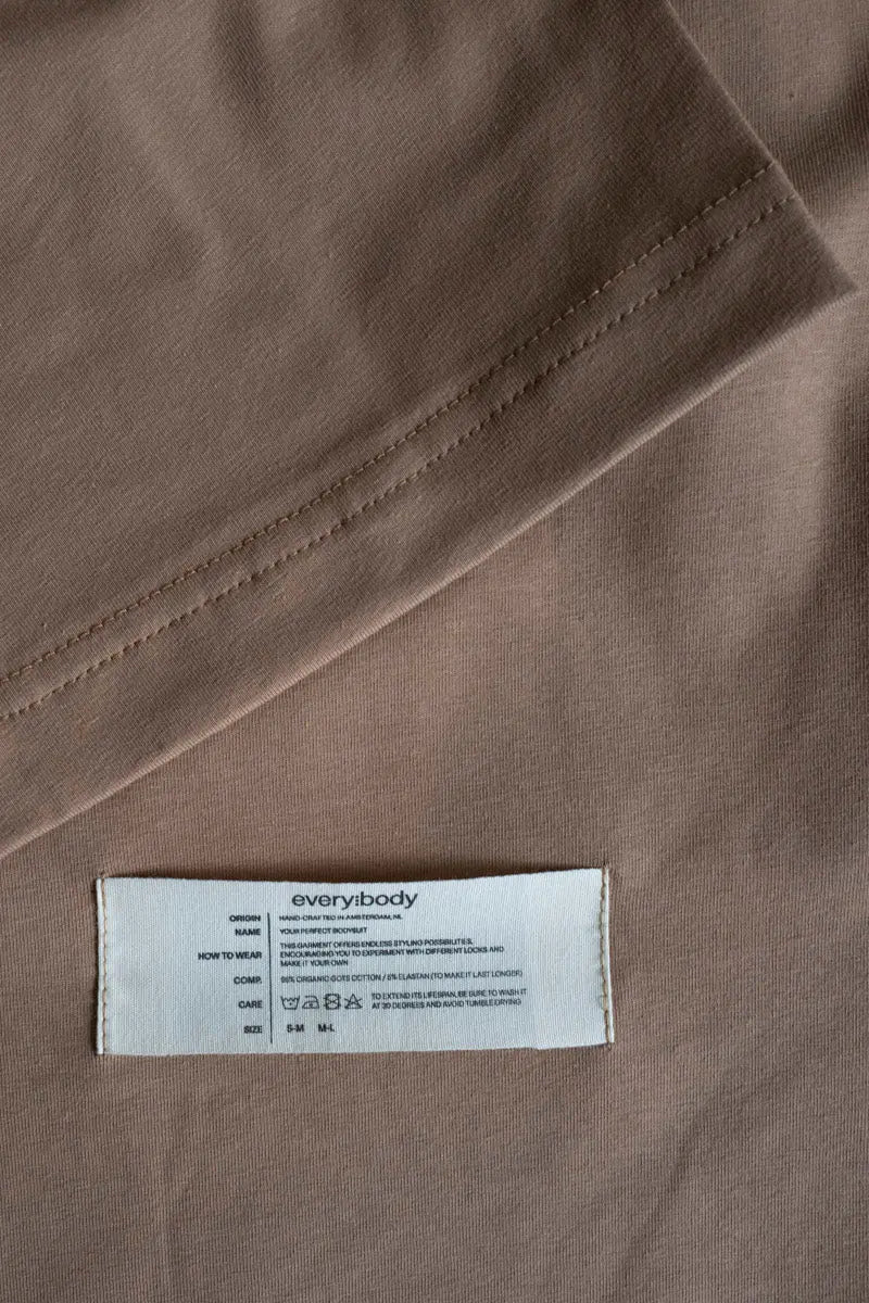 Every.body oversized t-shirt bodysuit - Body t-shirt - Everybody Amsterdam