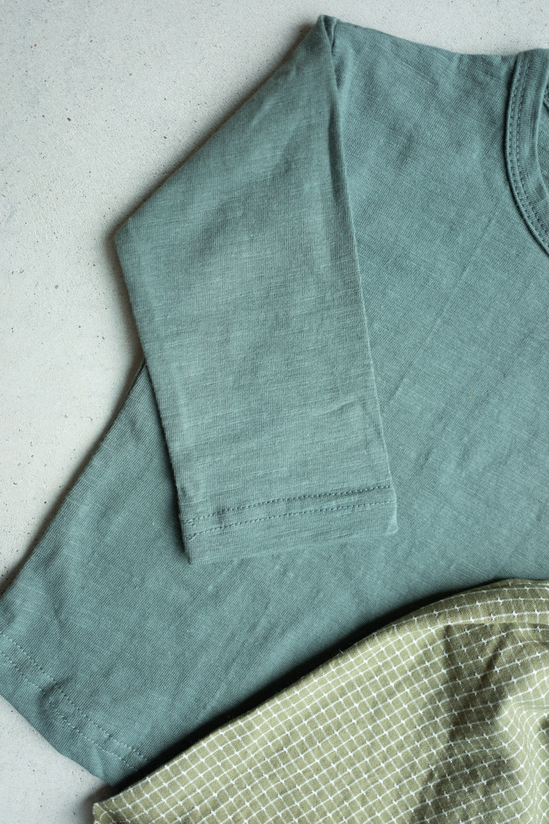 Tee Pants Top Bottom Set - Black - Khaki - Cotton Set - Everybody Amsterdam