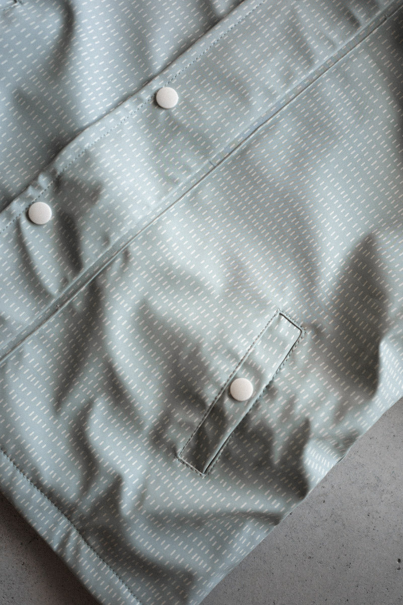 Sage Green Drops Raincoat - Raincoats - Everybody Amsterdam