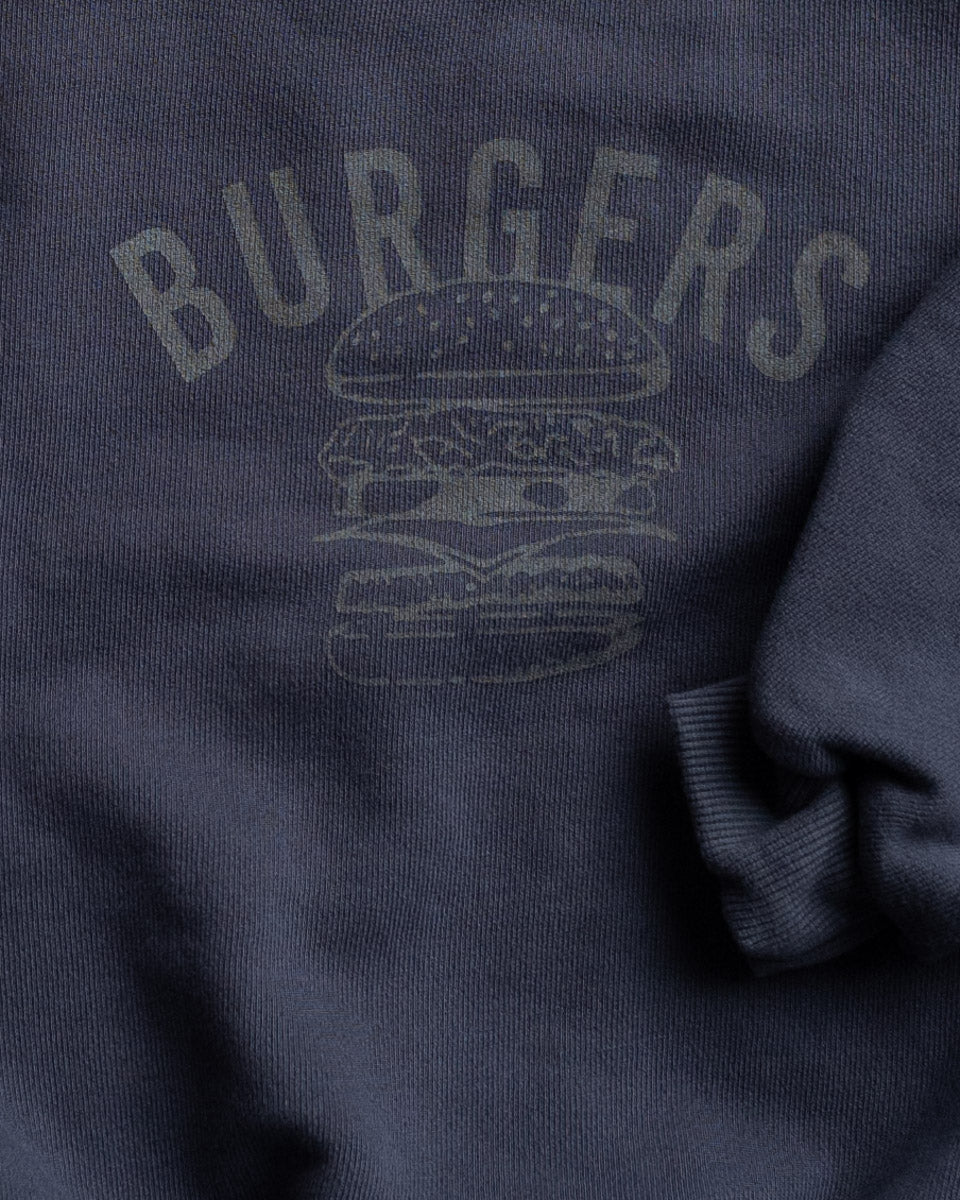 Burgers Sweatshirt - Navy - Sweatshirts/Hoodies - Everybody Amsterdam