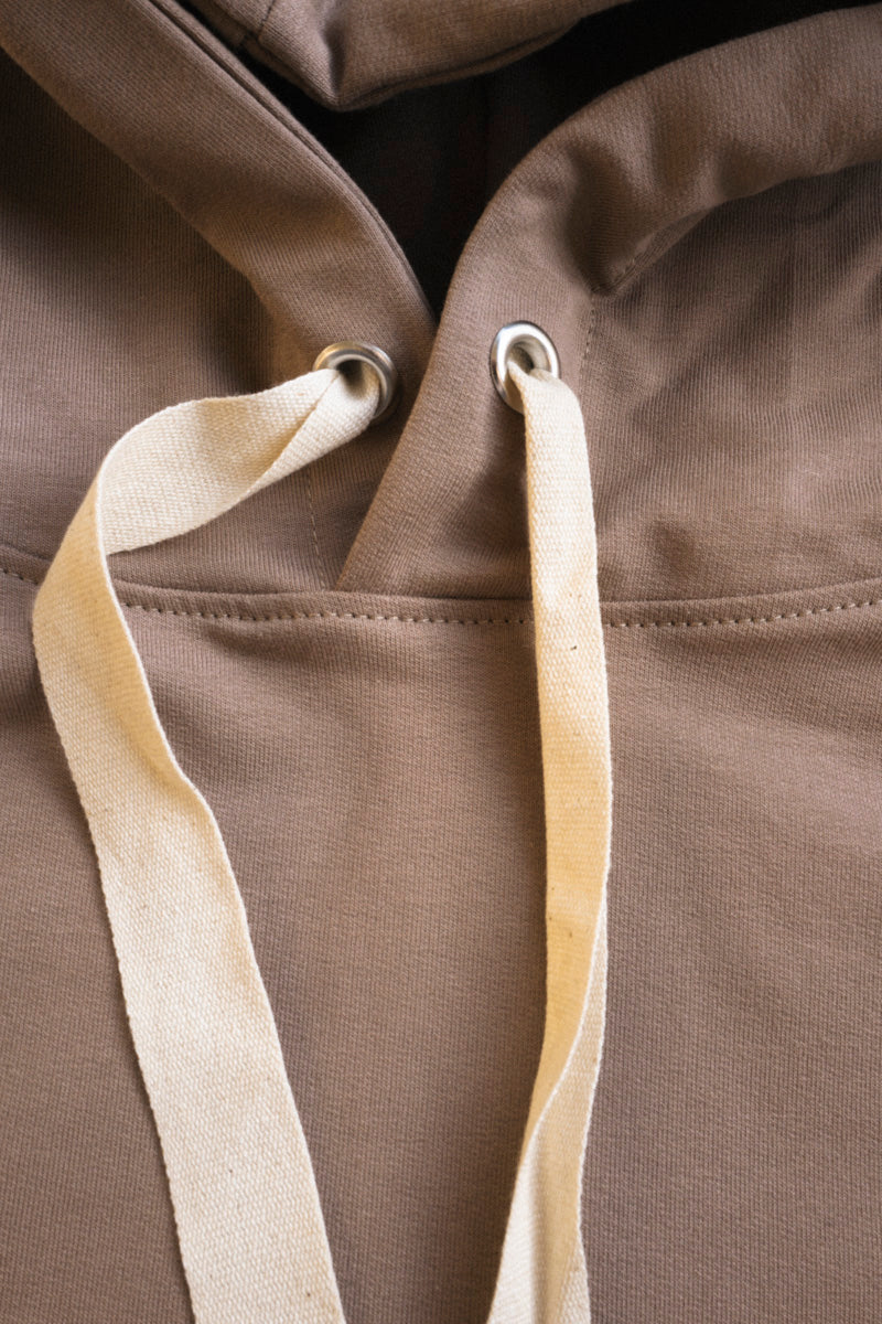 Every.Body Oversized Kids Cropped Hoodie Taupe